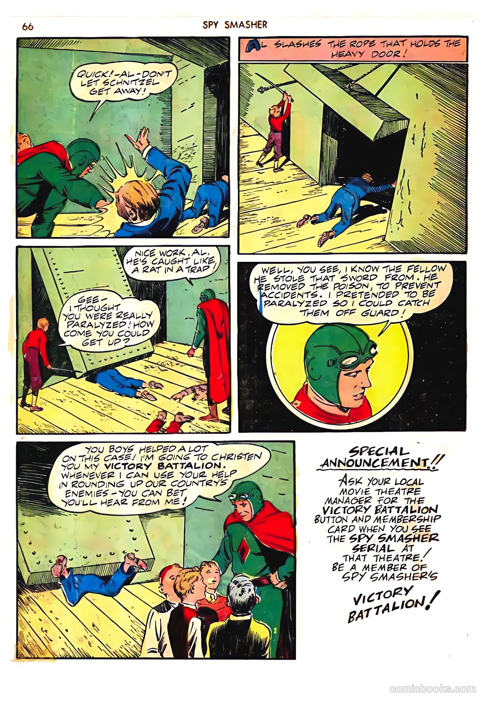 Spy Smasher #5 (1942) — page 66 of 68