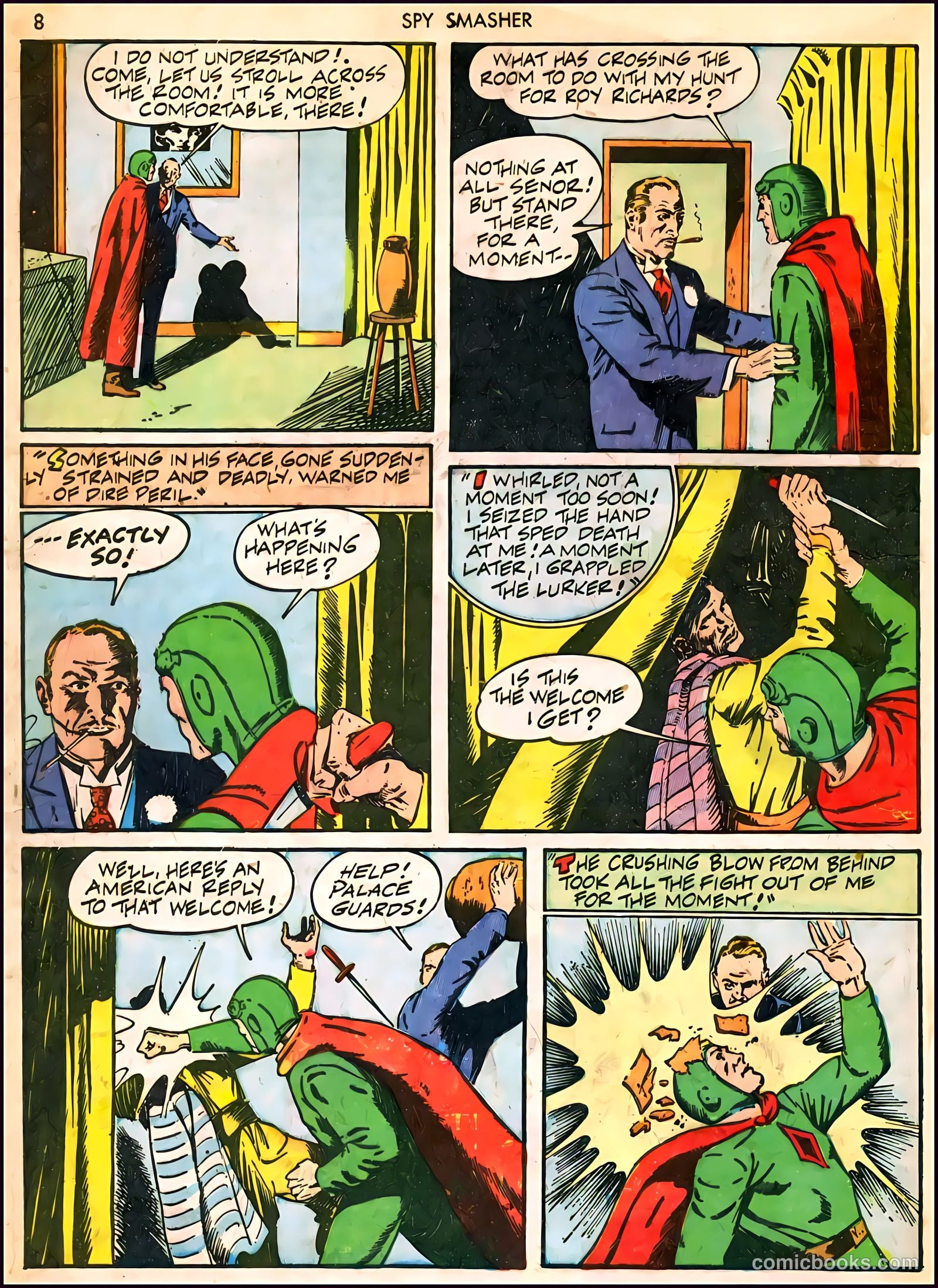 Spy Smasher #6 (1942) — page 8 of 68