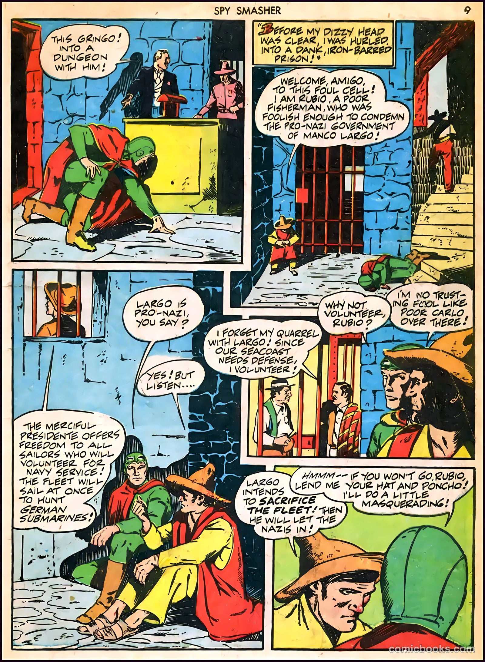 Spy Smasher #6 (1942) — page 9 of 68