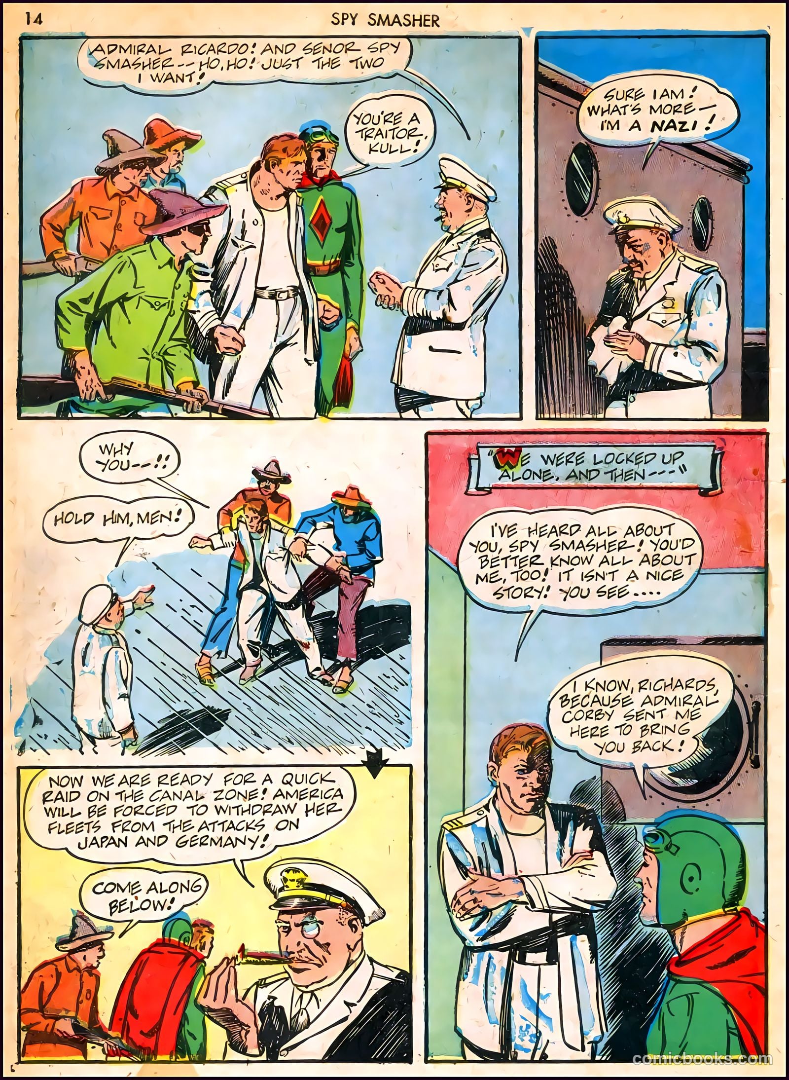 Spy Smasher #6 (1942) — page 14 of 68