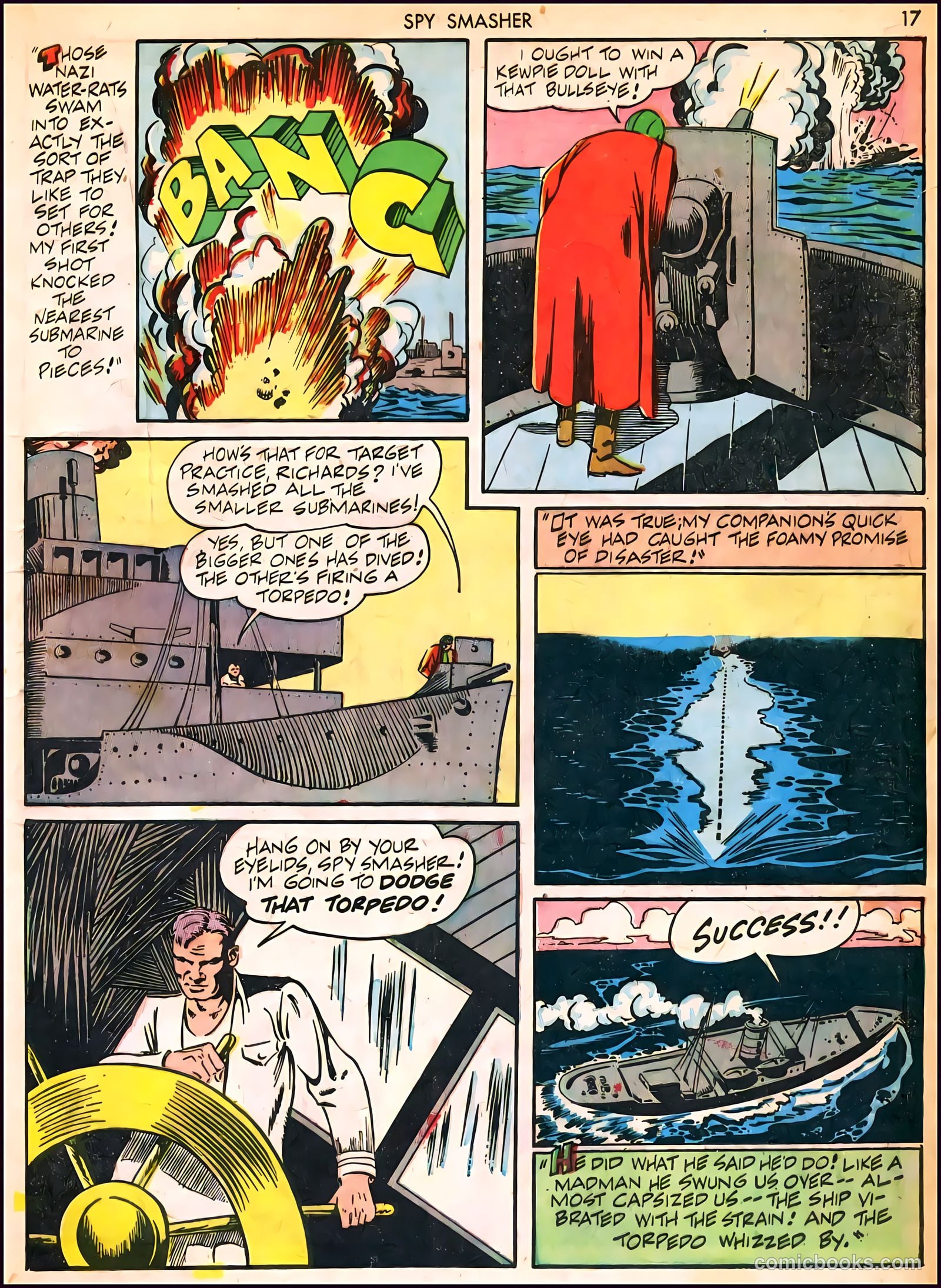 Spy Smasher #6 (1942) — page 17 of 68