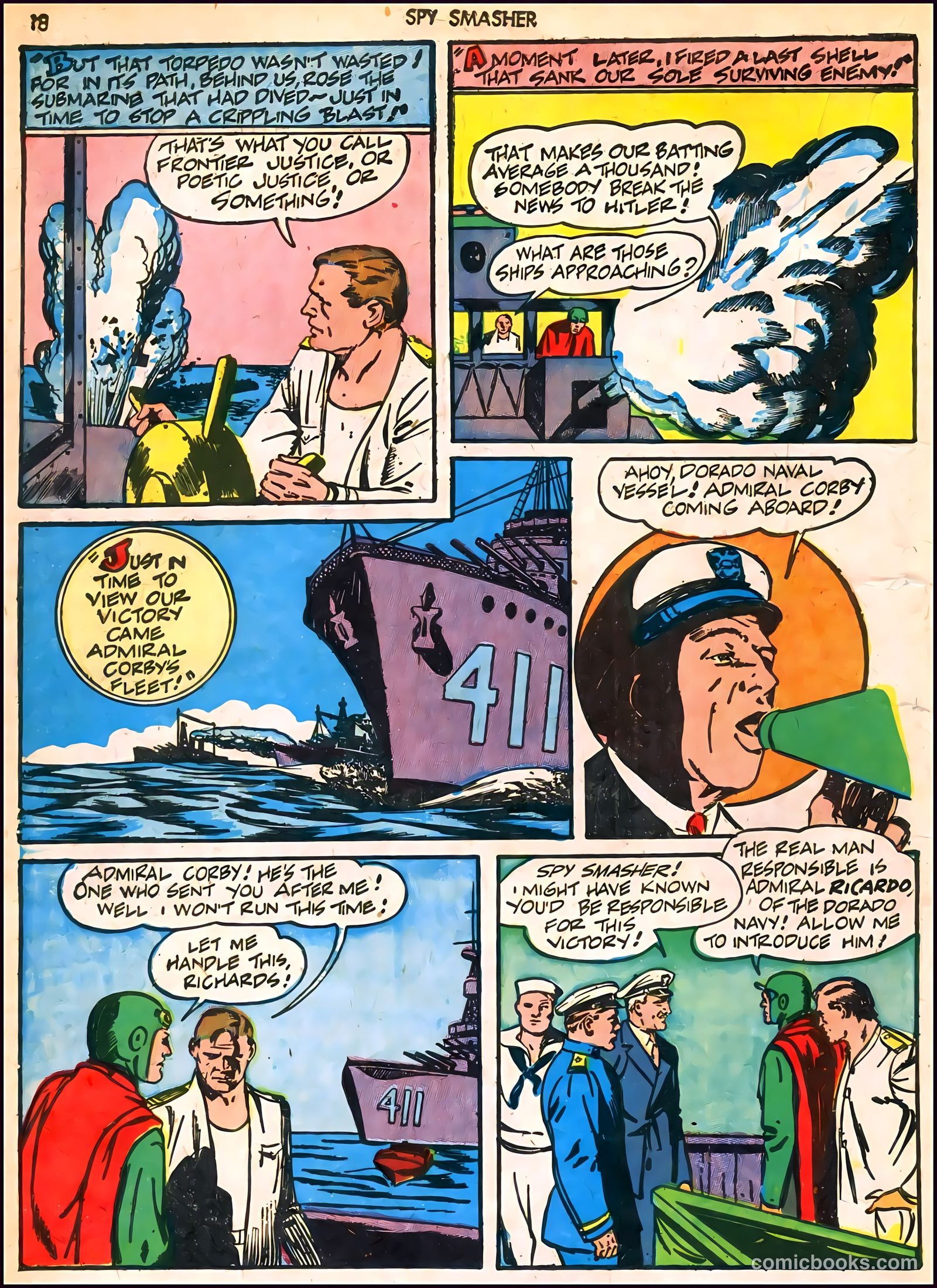 Spy Smasher #6 (1942) — page 18 of 68