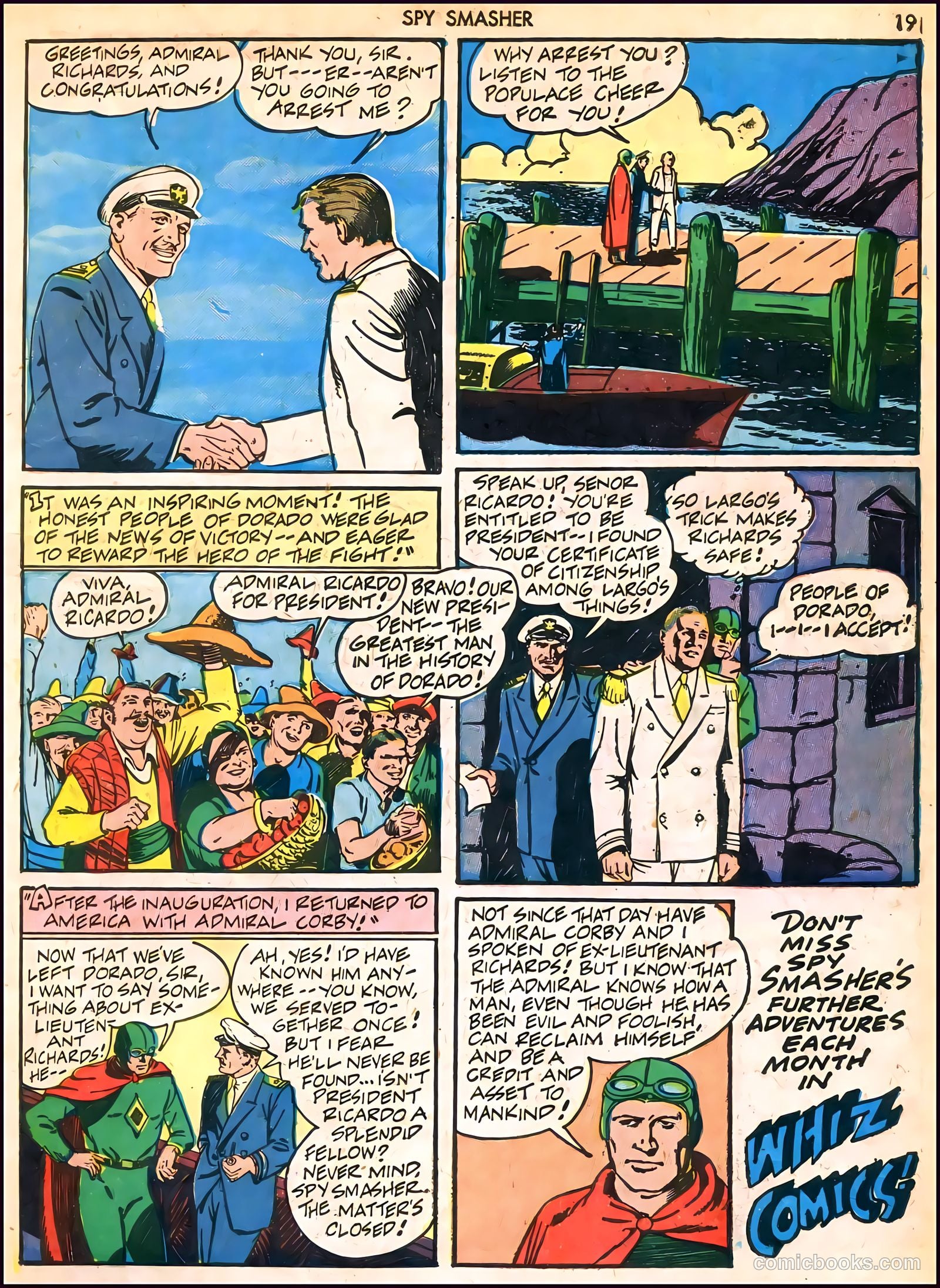Spy Smasher #6 (1942) — page 19 of 68