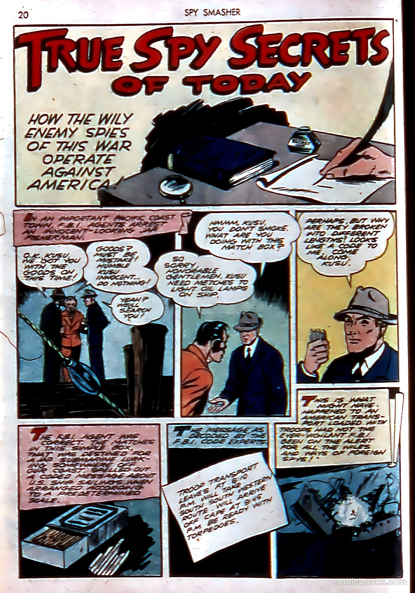 Spy Smasher #6 (1942) — page 20 of 68