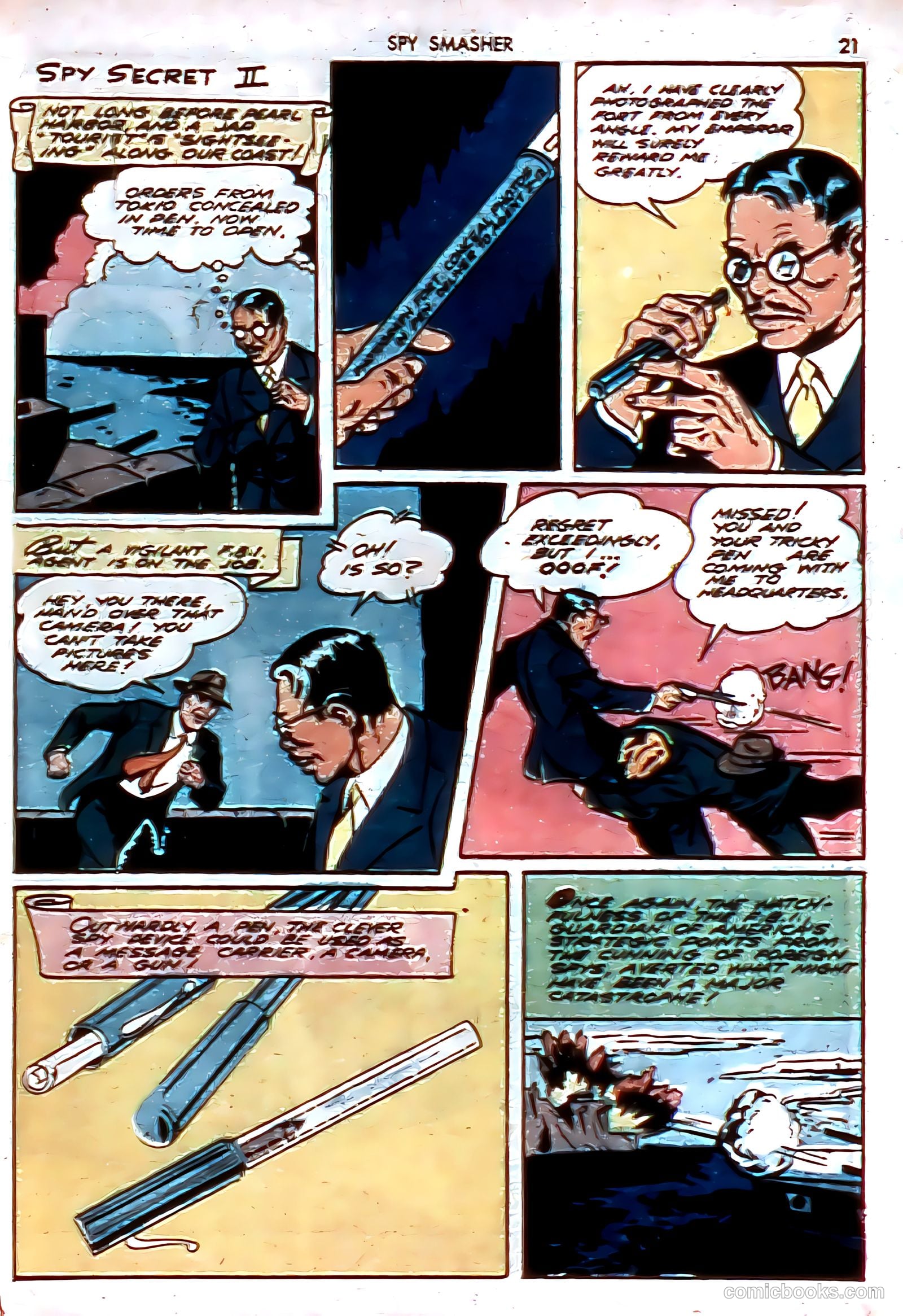 Spy Smasher #6 (1942) — page 21 of 68