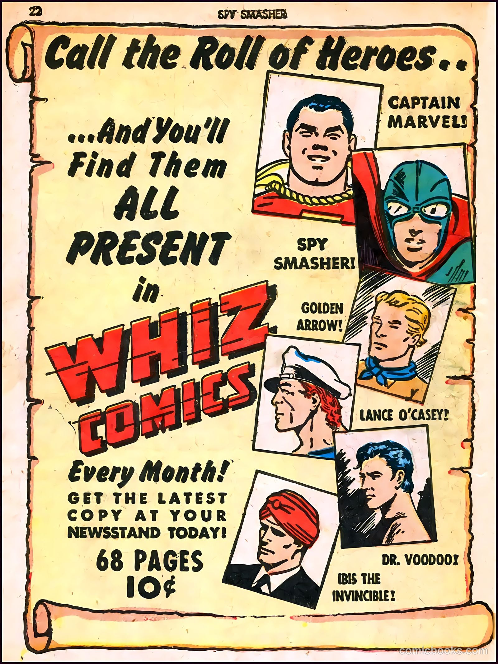 Spy Smasher #6 (1942) — page 22 of 68