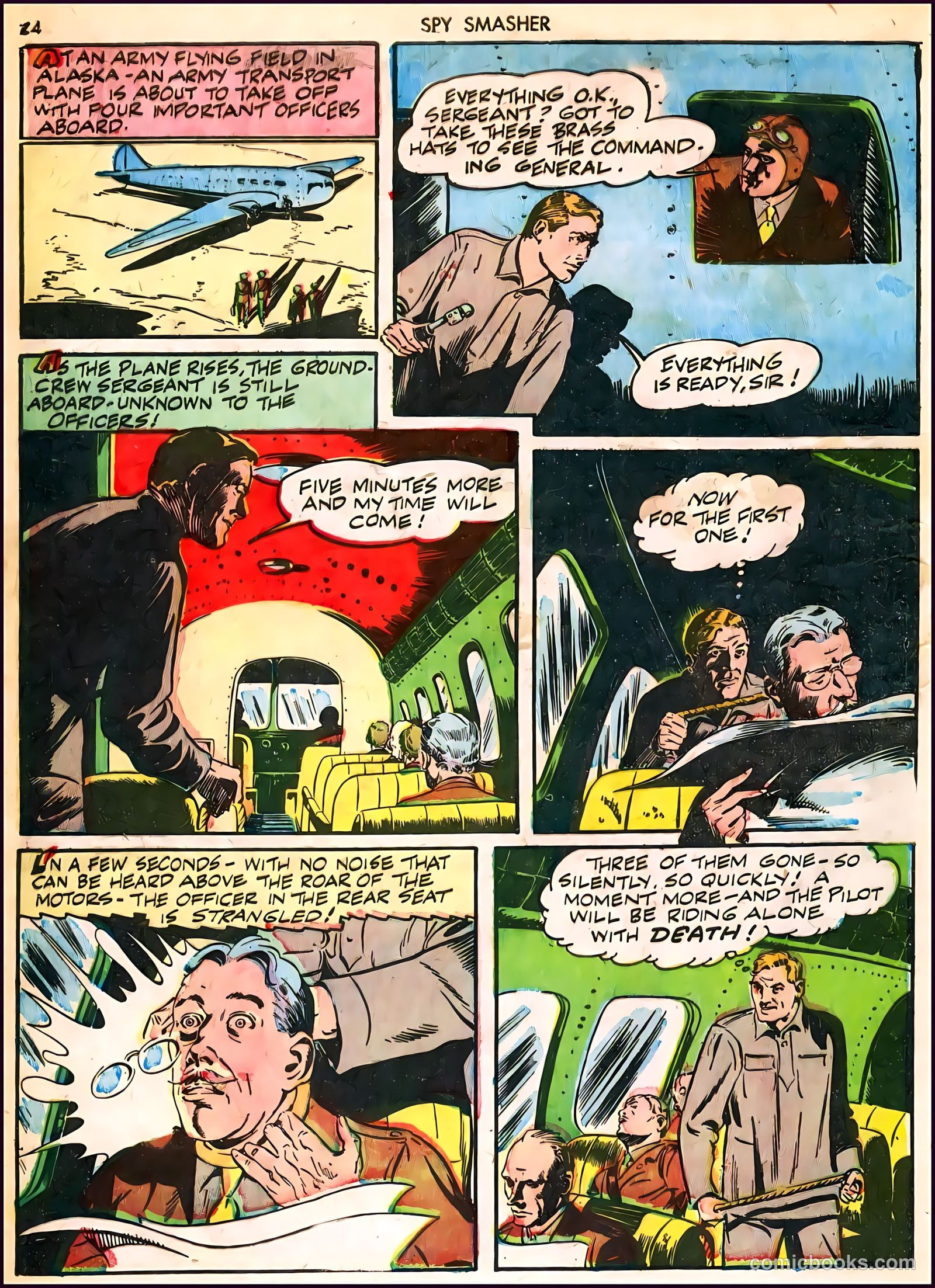 Spy Smasher #6 (1942) — page 24 of 68