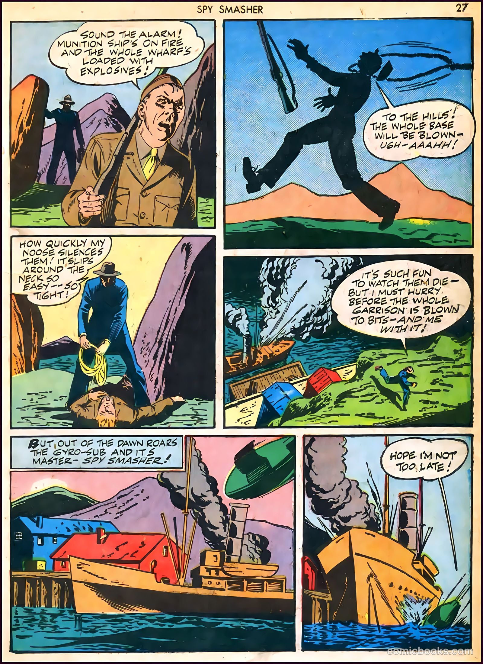Spy Smasher #6 (1942) — page 27 of 68