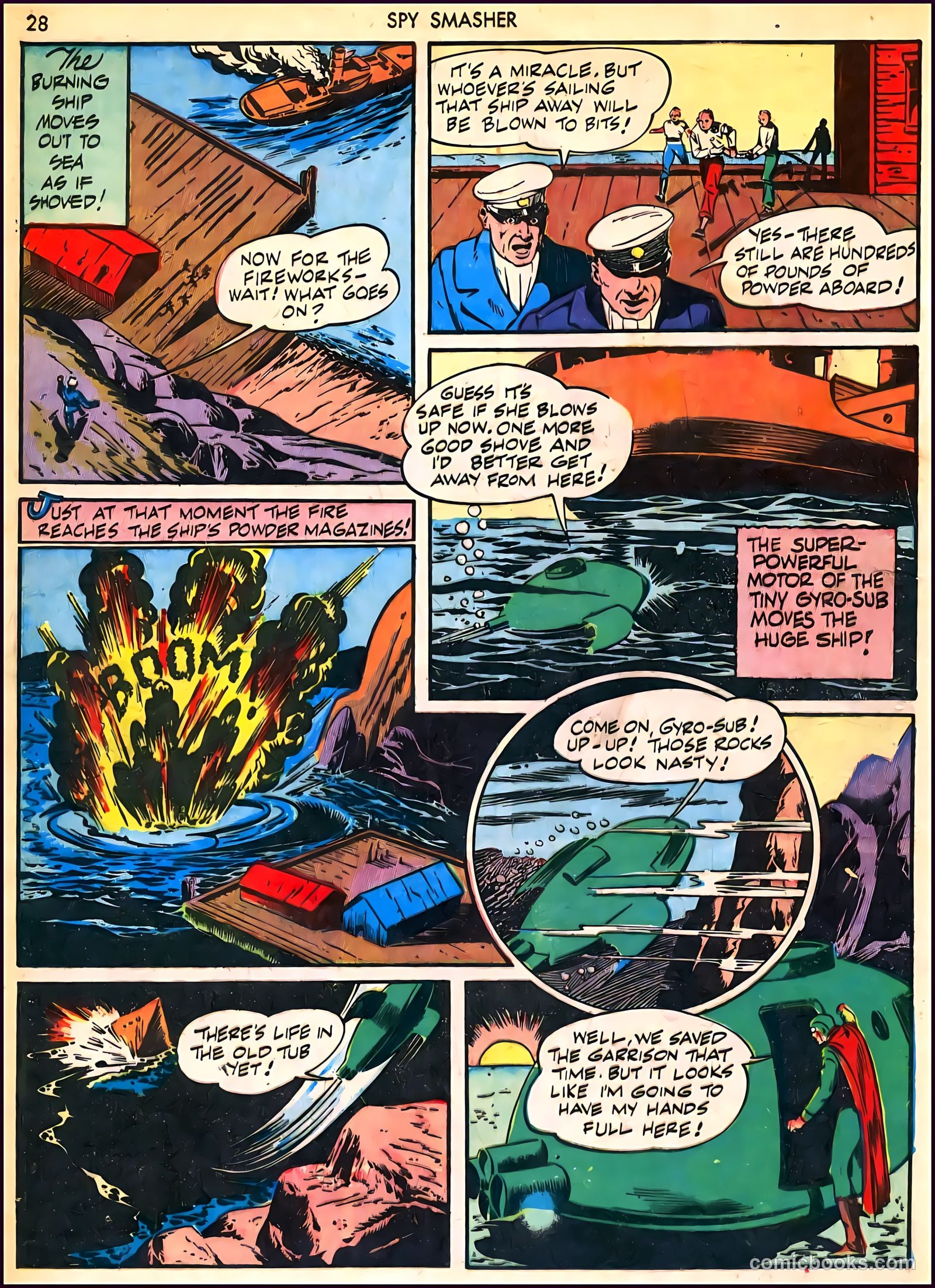 Spy Smasher #6 (1942) — page 28 of 68