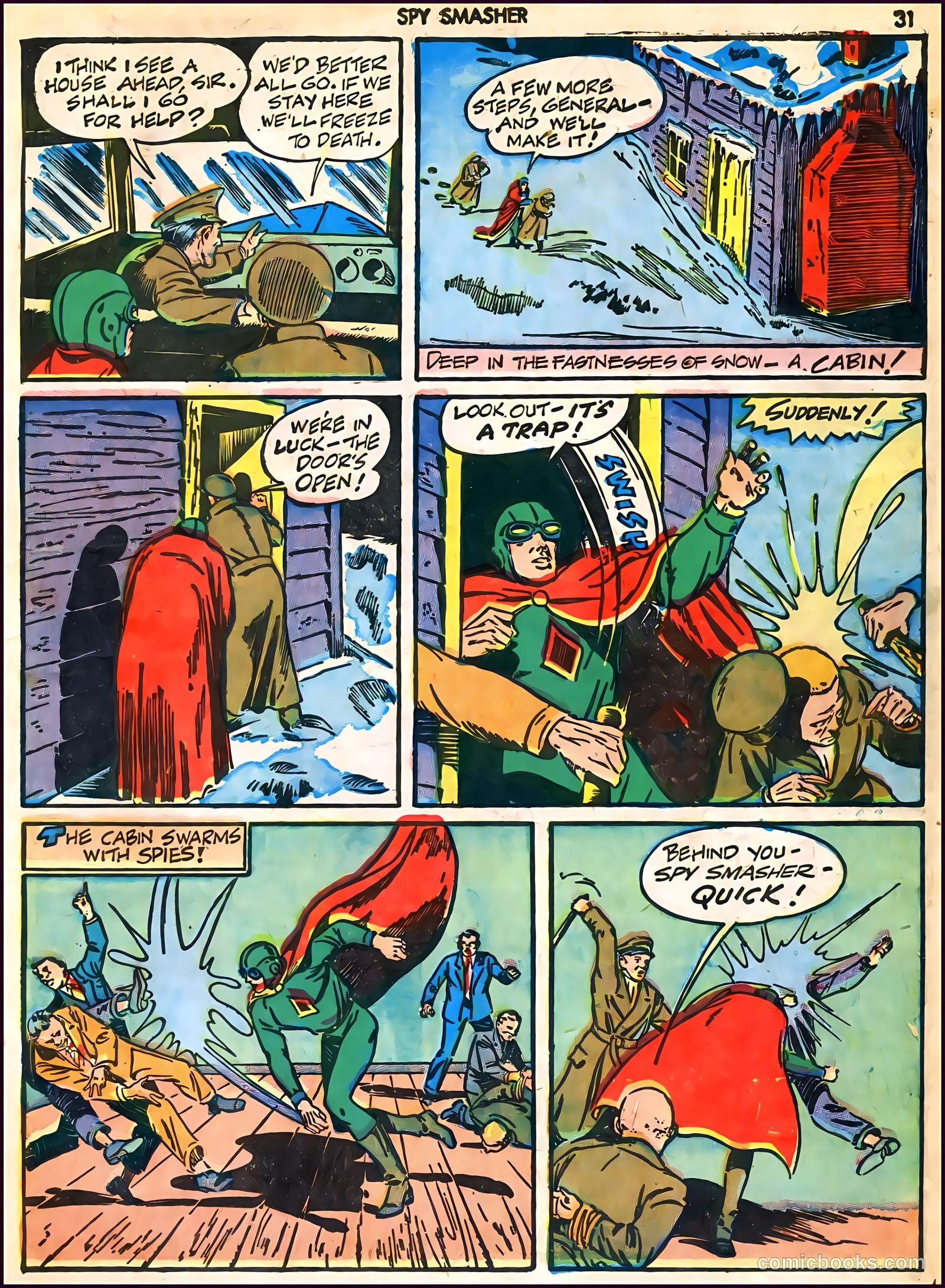 Spy Smasher #6 (1942) — page 31 of 68