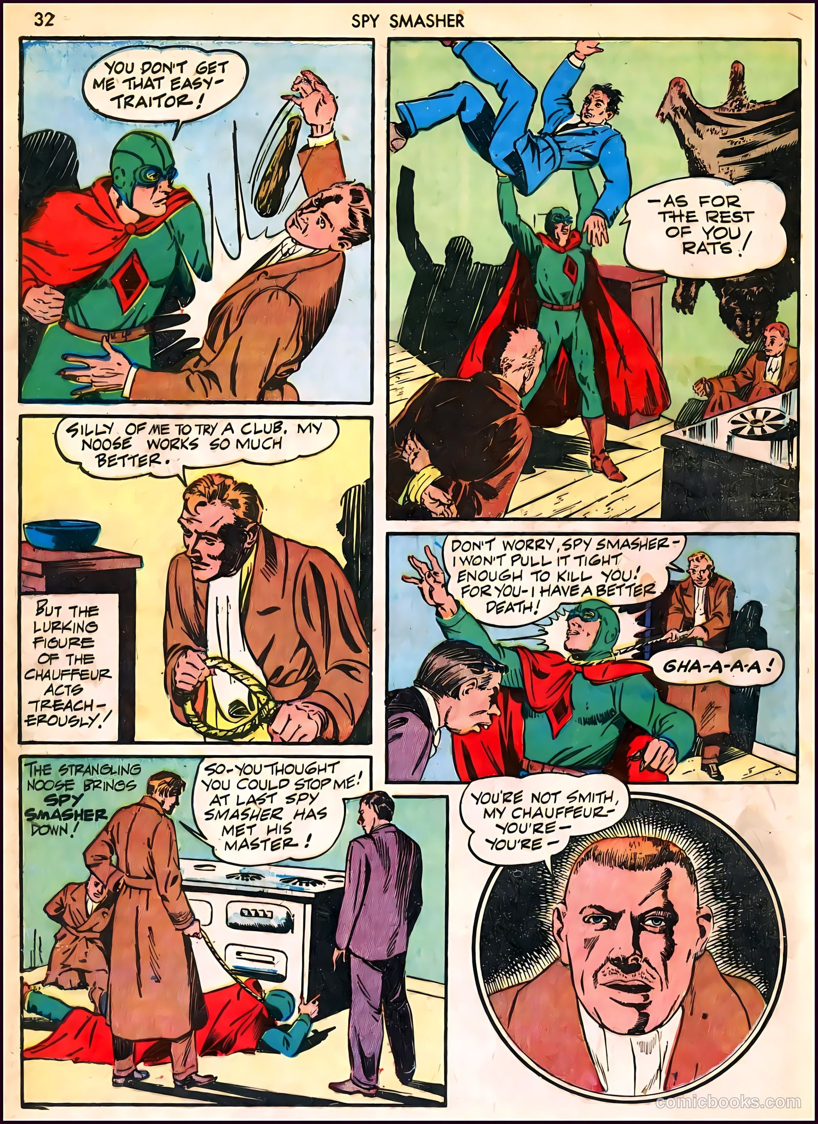 Spy Smasher #6 (1942) — page 32 of 68