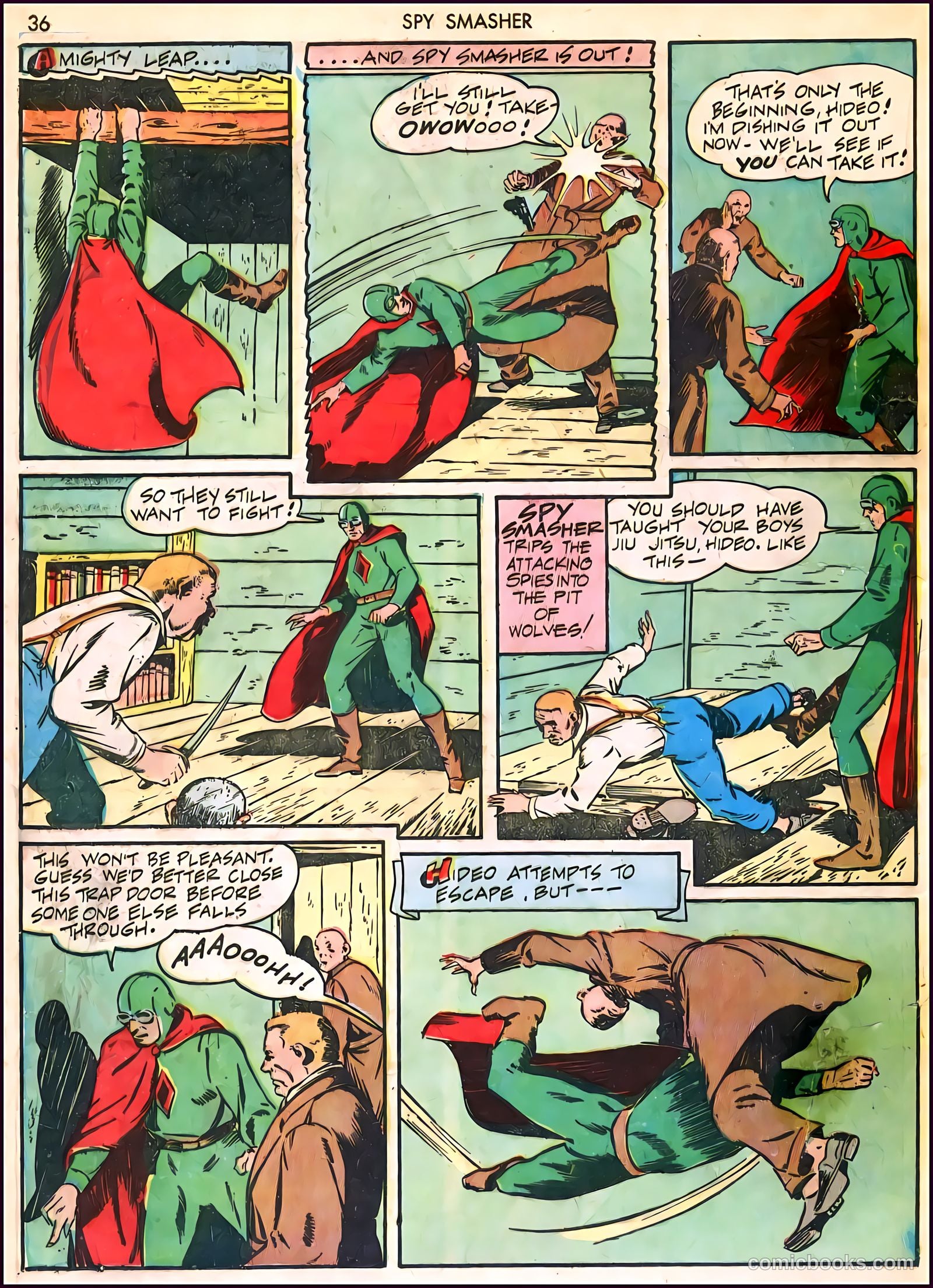 Spy Smasher #6 (1942) — page 36 of 68