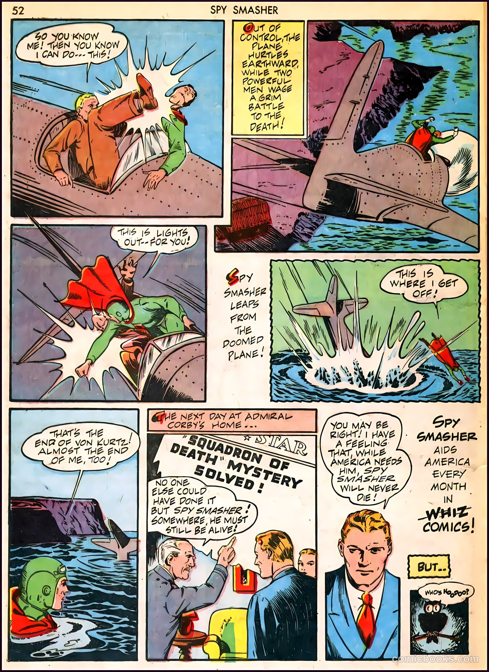 Spy Smasher #6 (1942) — page 52 of 68