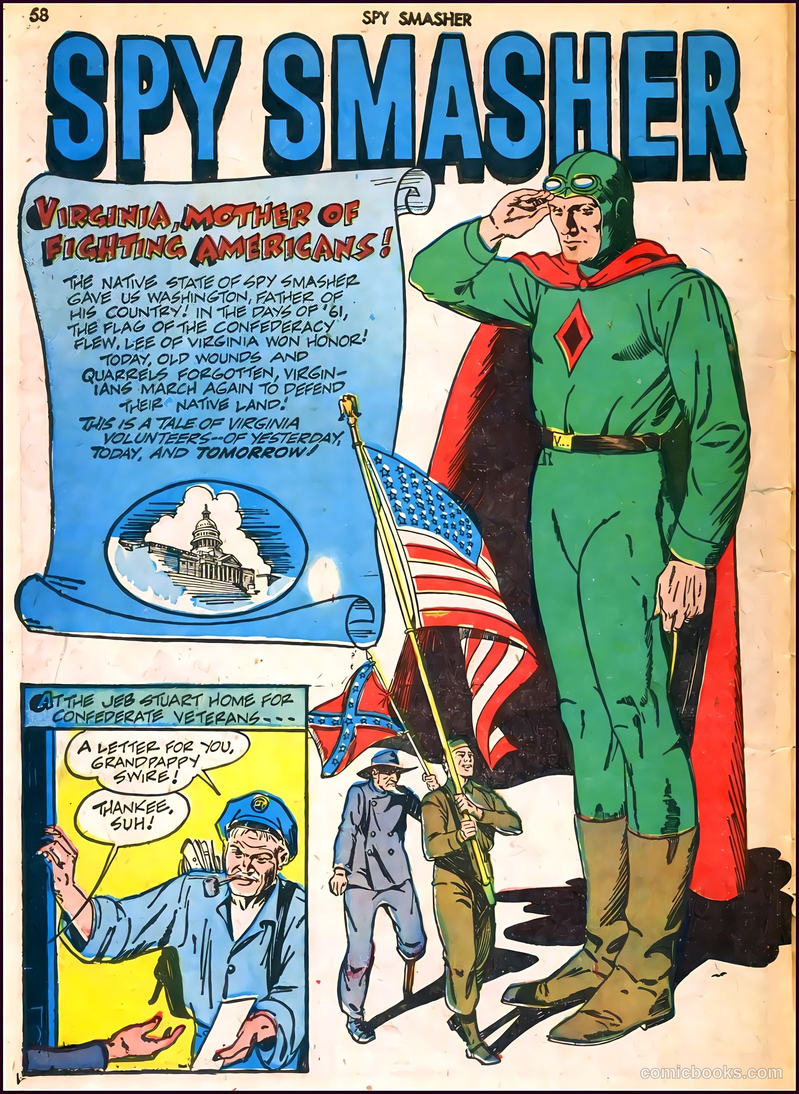 Spy Smasher #6 (1942) — page 58 of 68