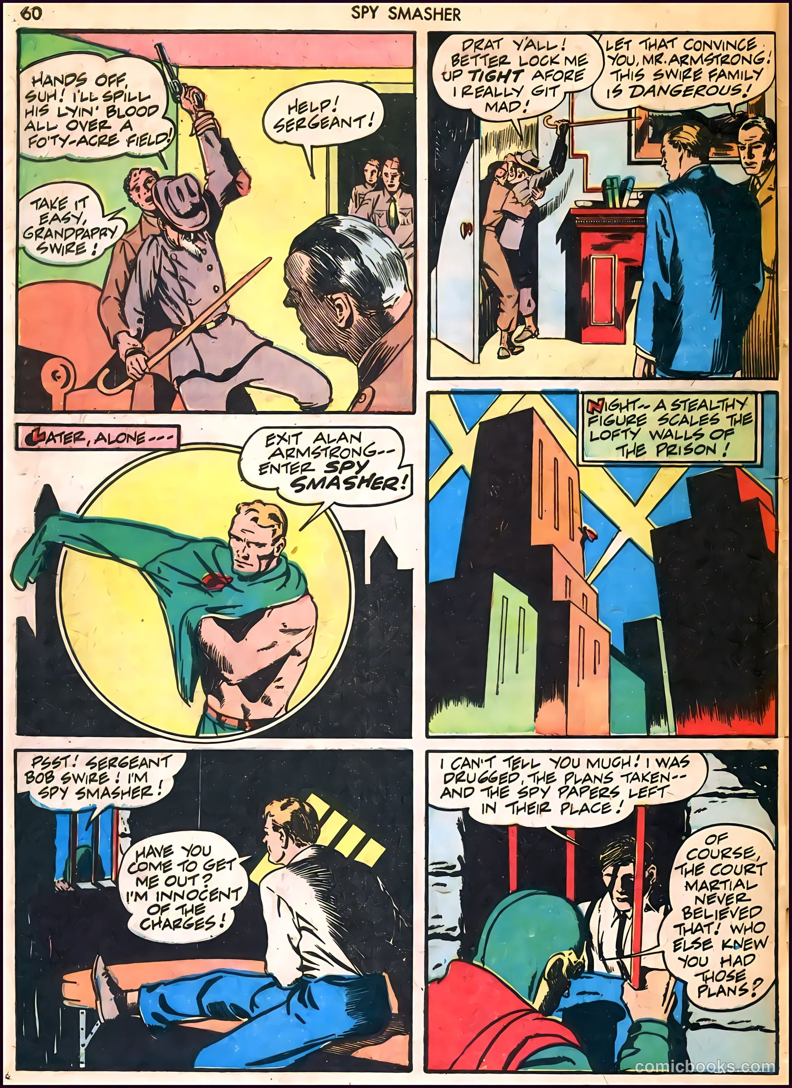 Spy Smasher #6 (1942) — page 60 of 68