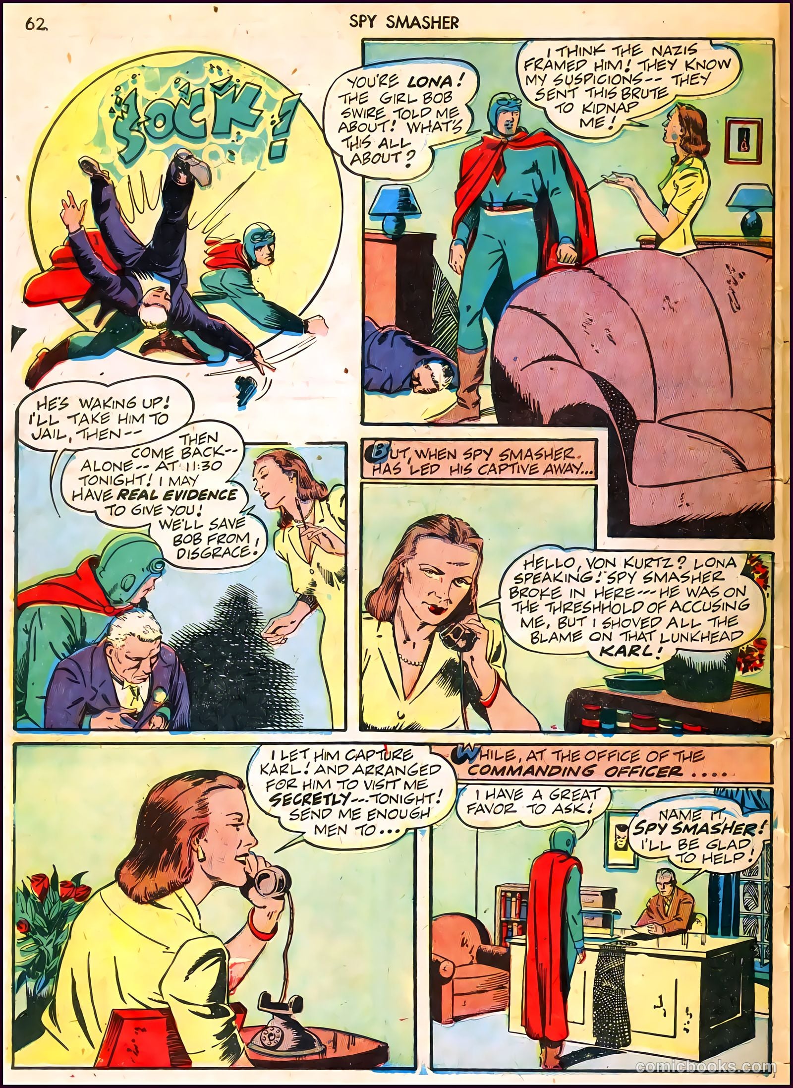 Spy Smasher #6 (1942) — page 62 of 68