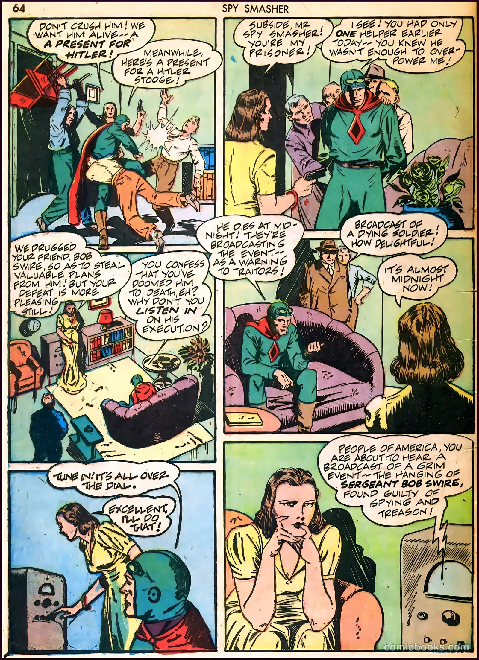 Spy Smasher #6 (1942) — page 64 of 68