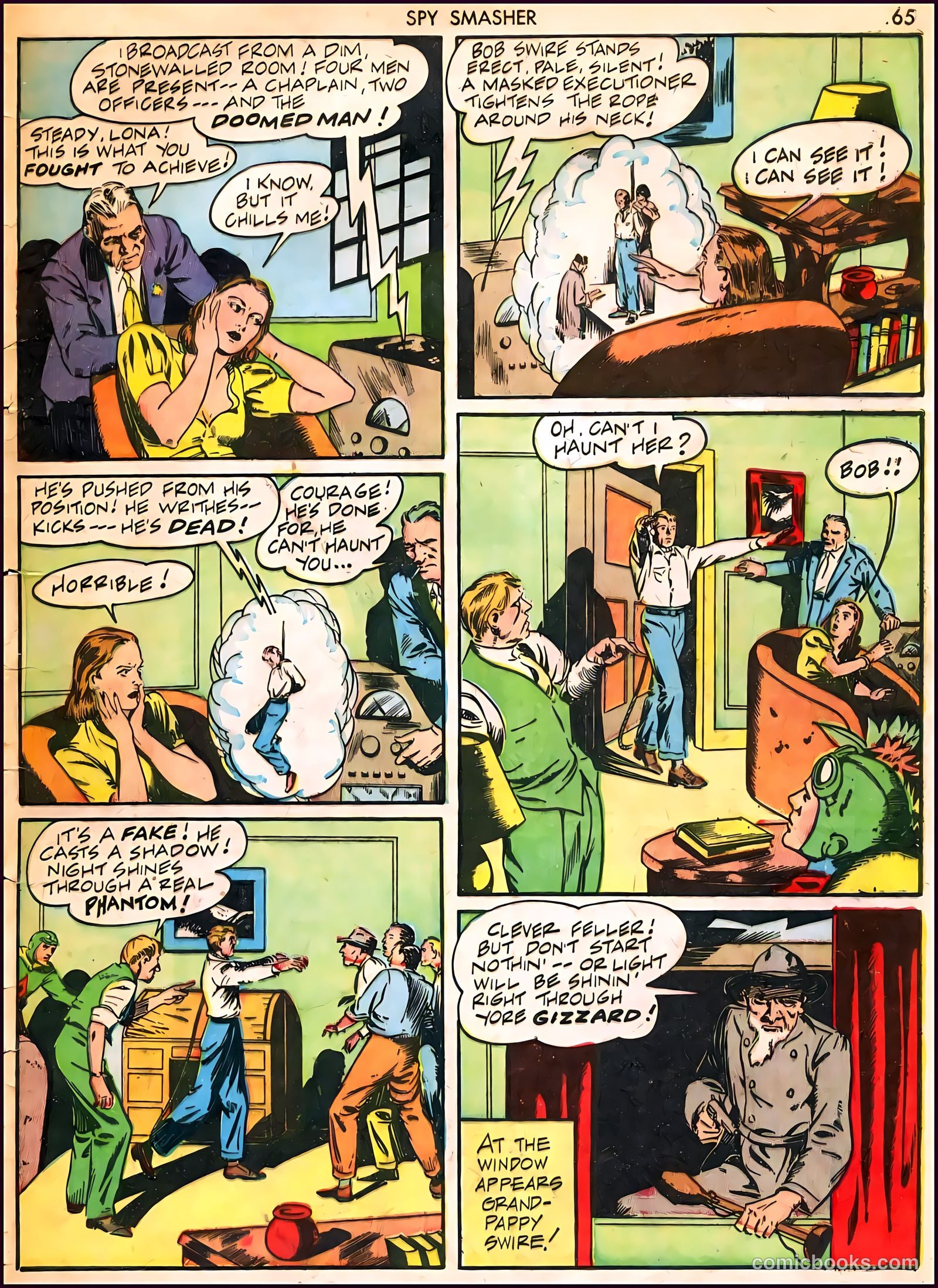 Spy Smasher #6 (1942) — page 65 of 68