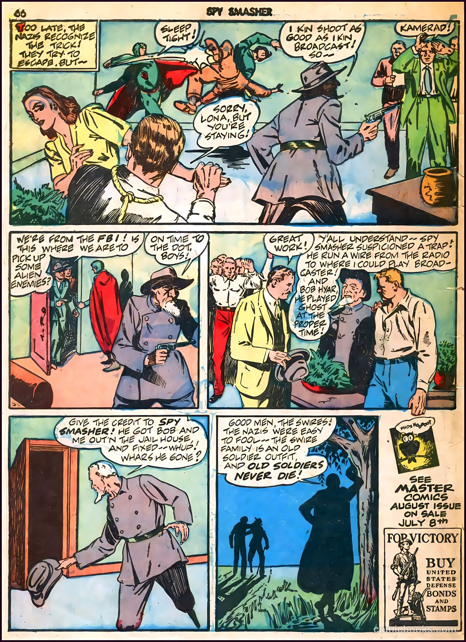 Spy Smasher #6 (1942) — page 66 of 68