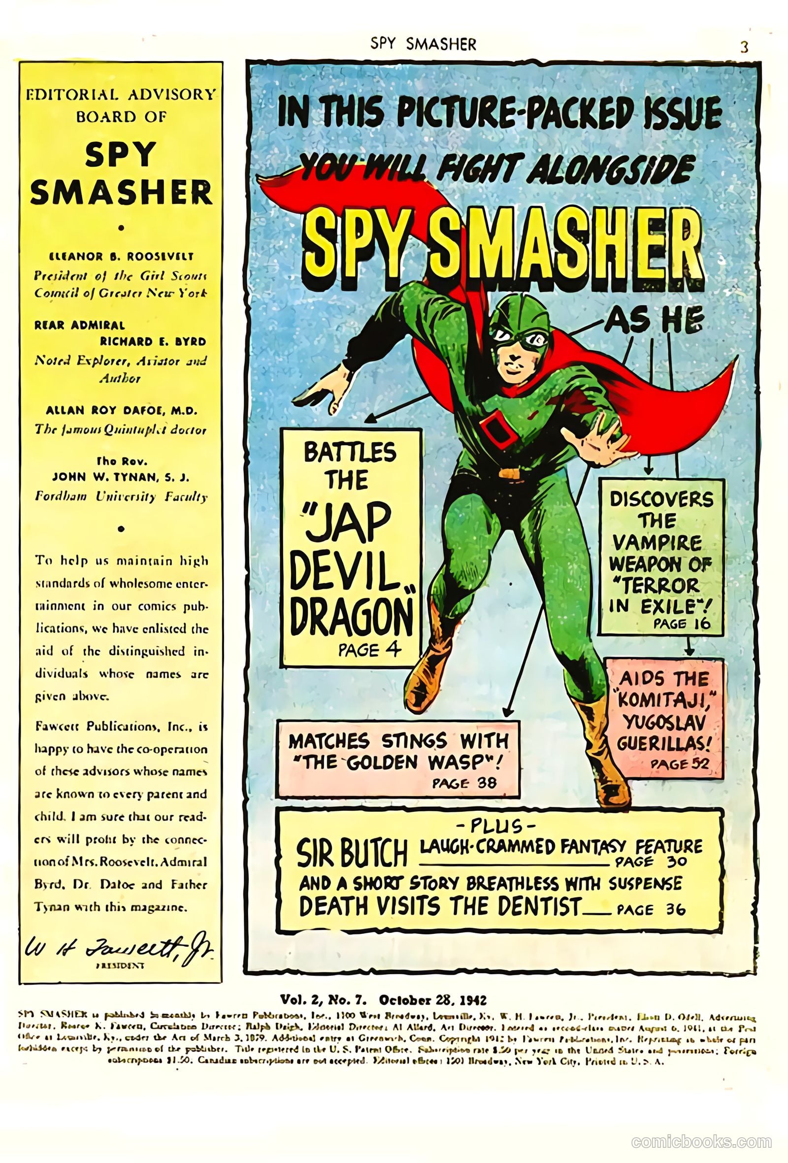 Spy Smasher #7 (1942) — page 3 of 69