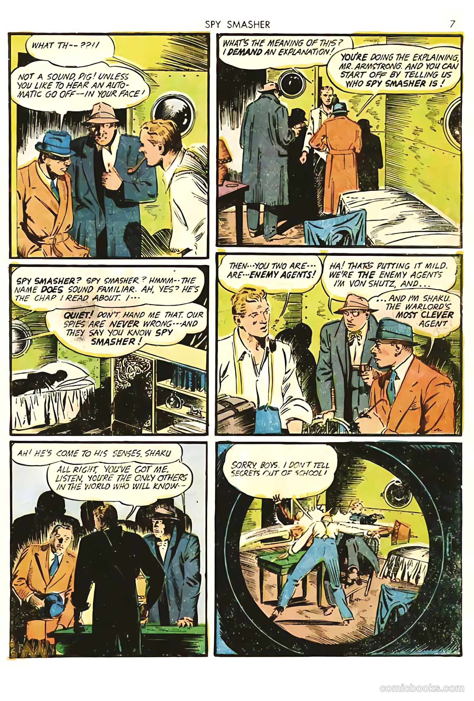 Spy Smasher #7 (1942) — page 7 of 69