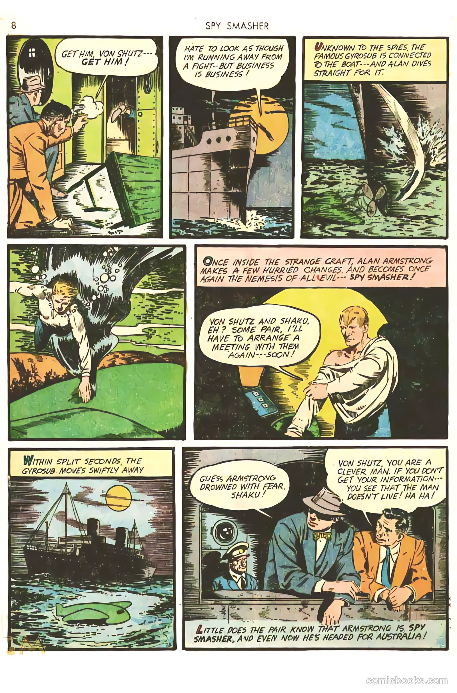Spy Smasher #7 (1942) — page 8 of 69