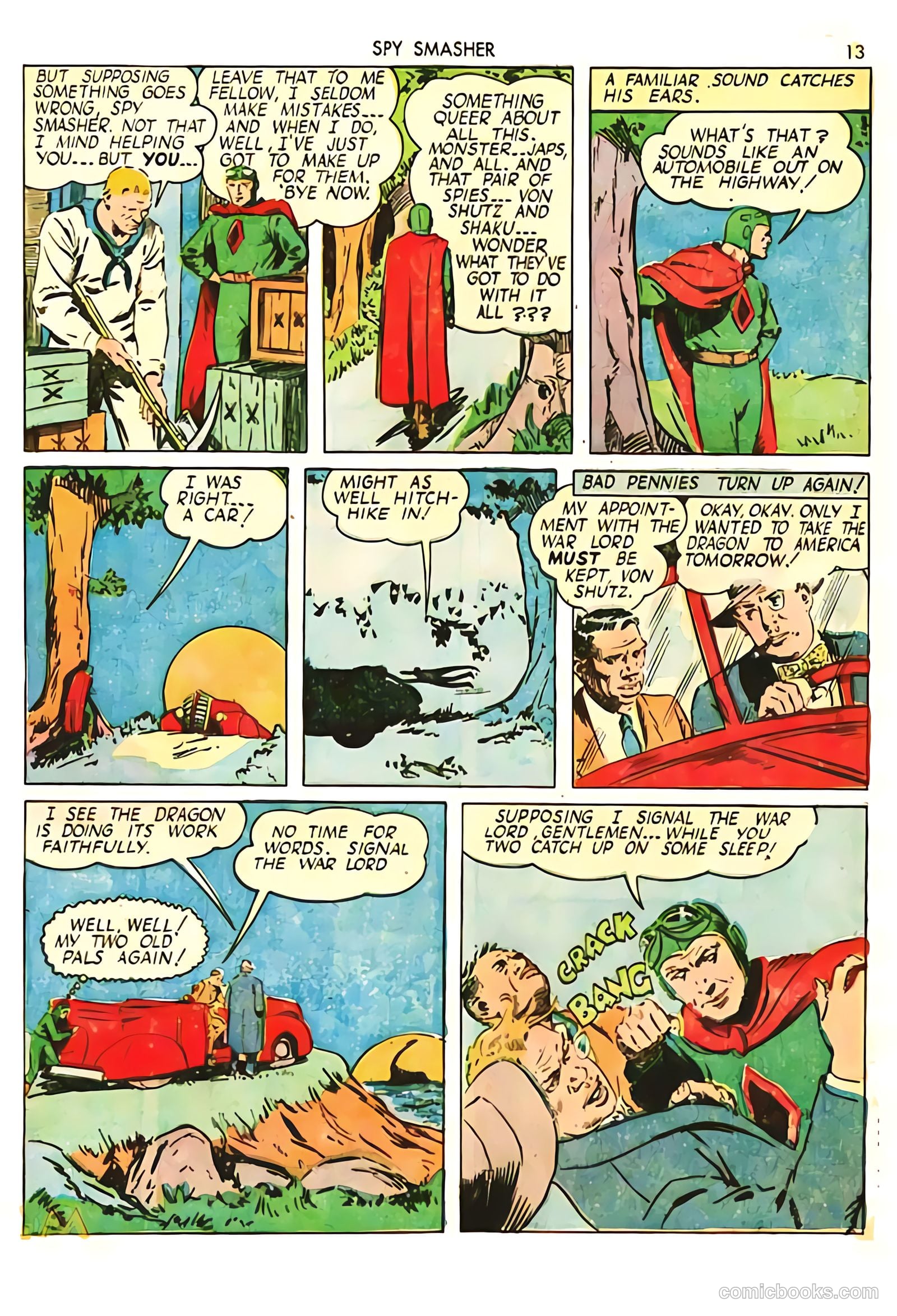 Spy Smasher #7 (1942) — page 13 of 69