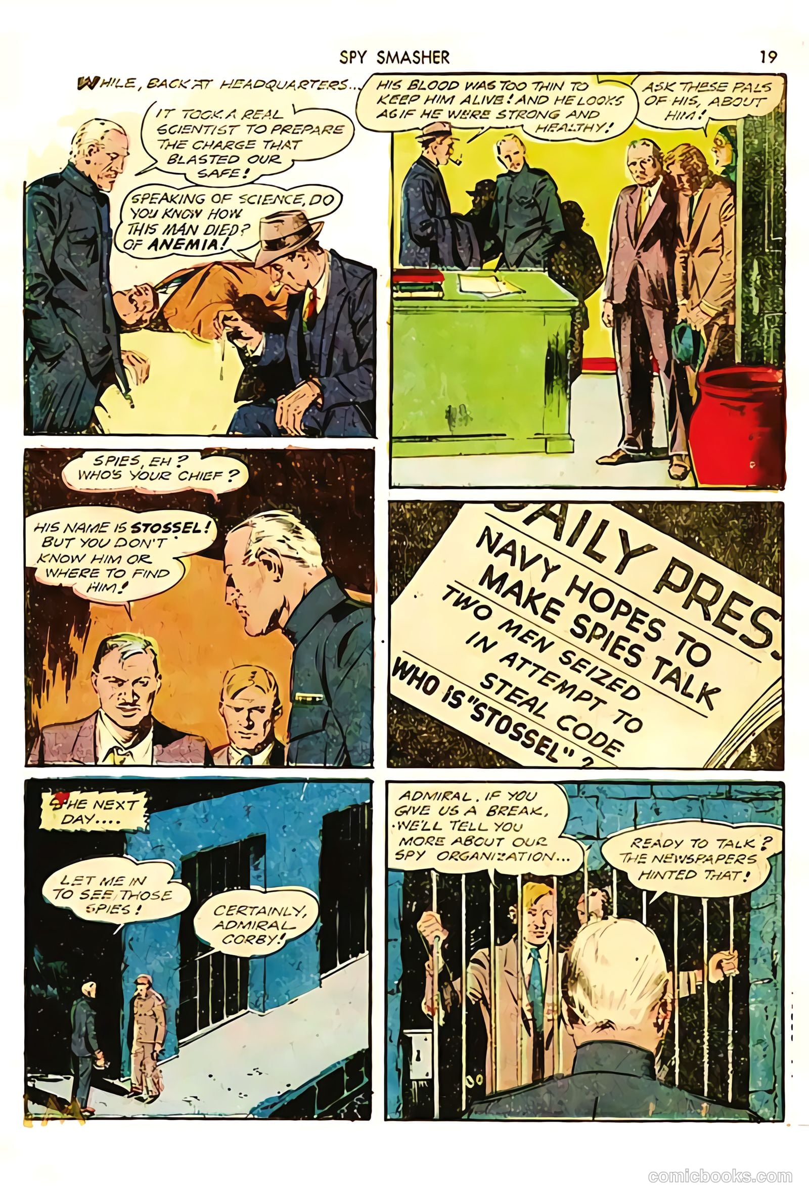 Spy Smasher #7 (1942) — page 19 of 69