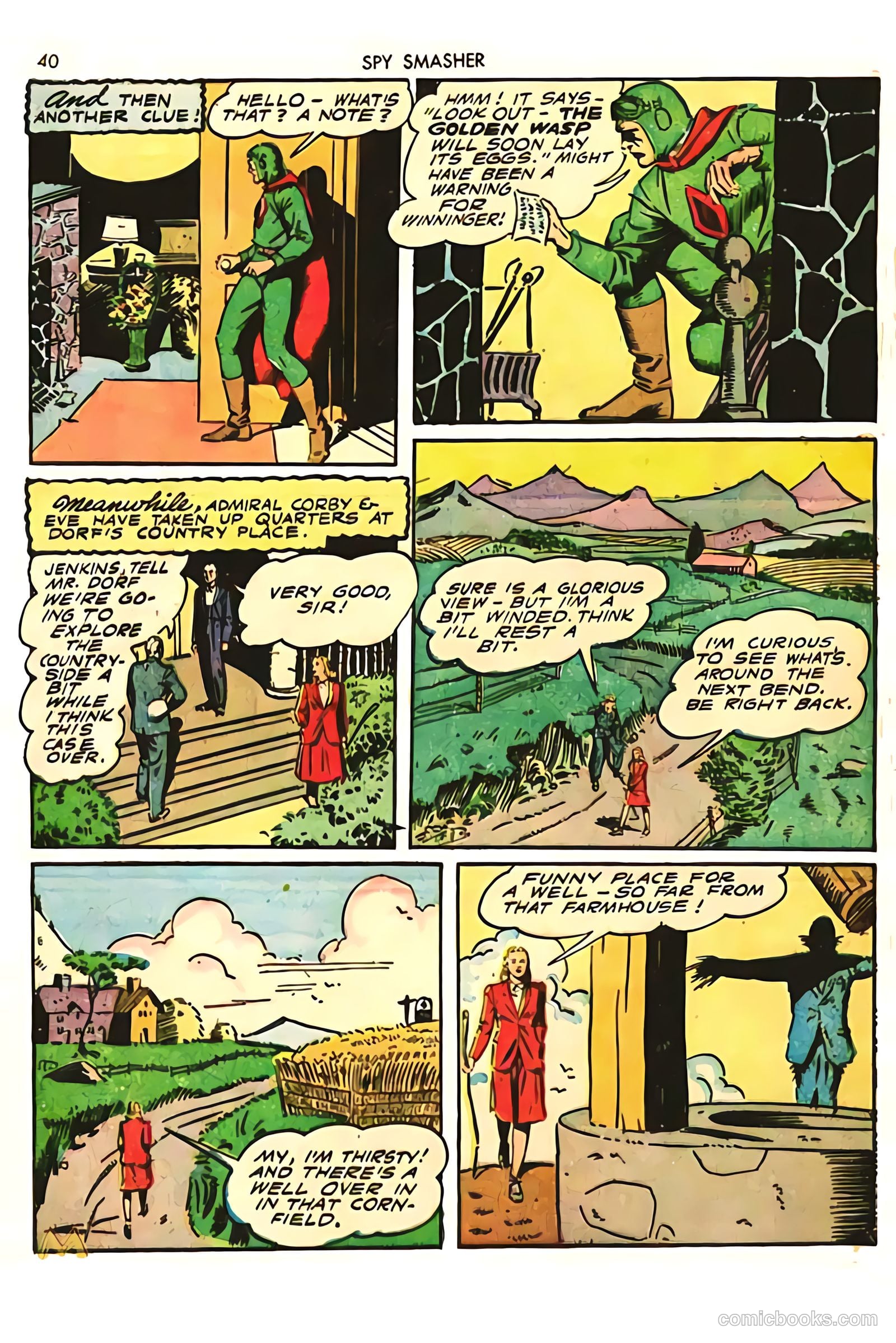 Spy Smasher #7 (1942) — page 40 of 69