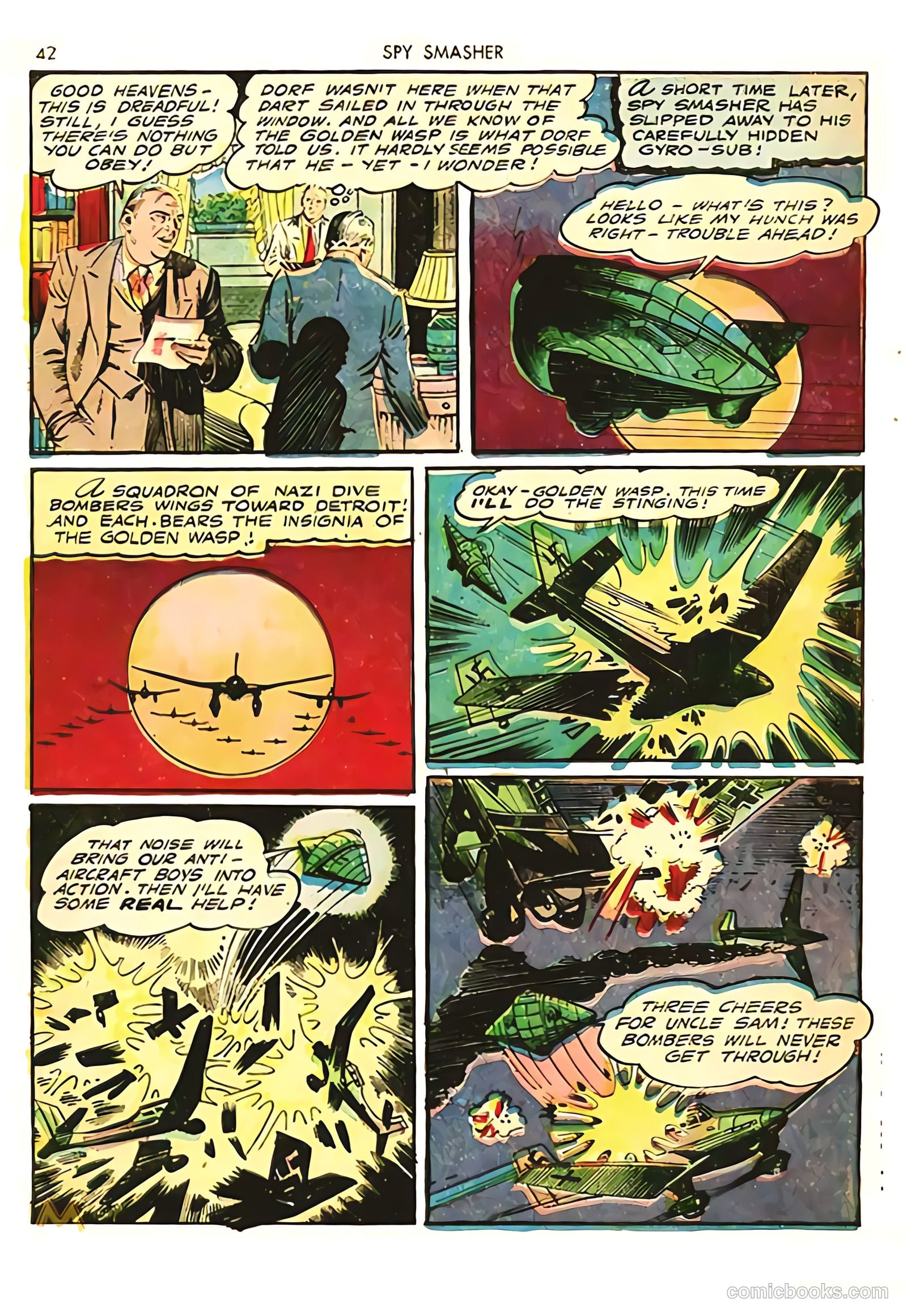 Spy Smasher #7 (1942) — page 42 of 69