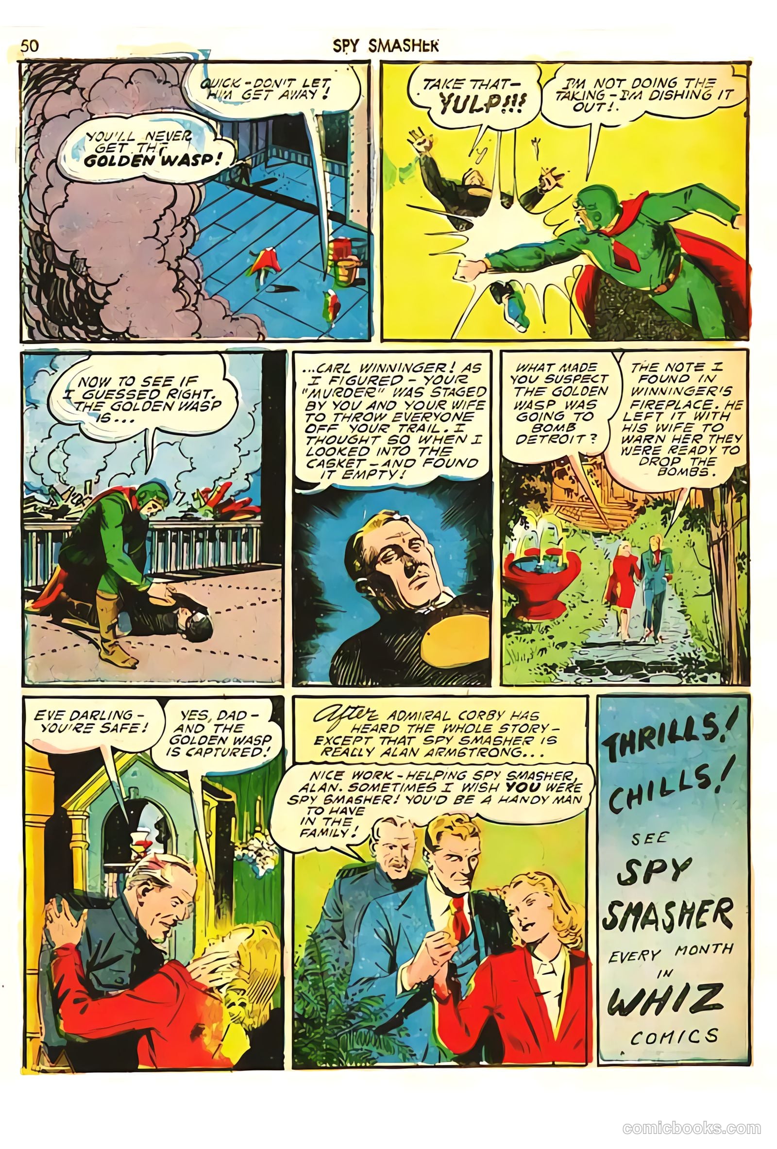 Spy Smasher #7 (1942) — page 50 of 69