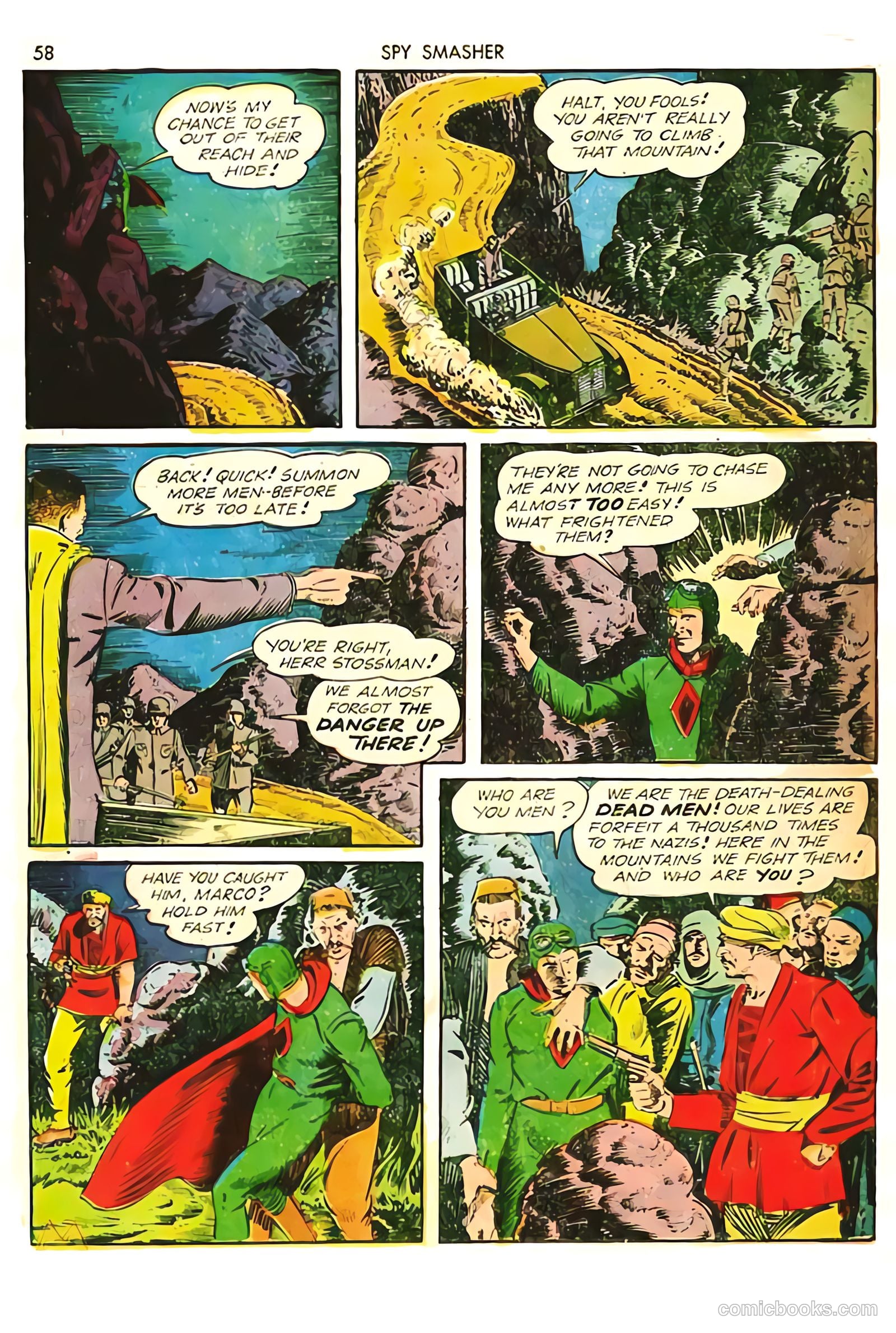 Spy Smasher #7 (1942) — page 58 of 69