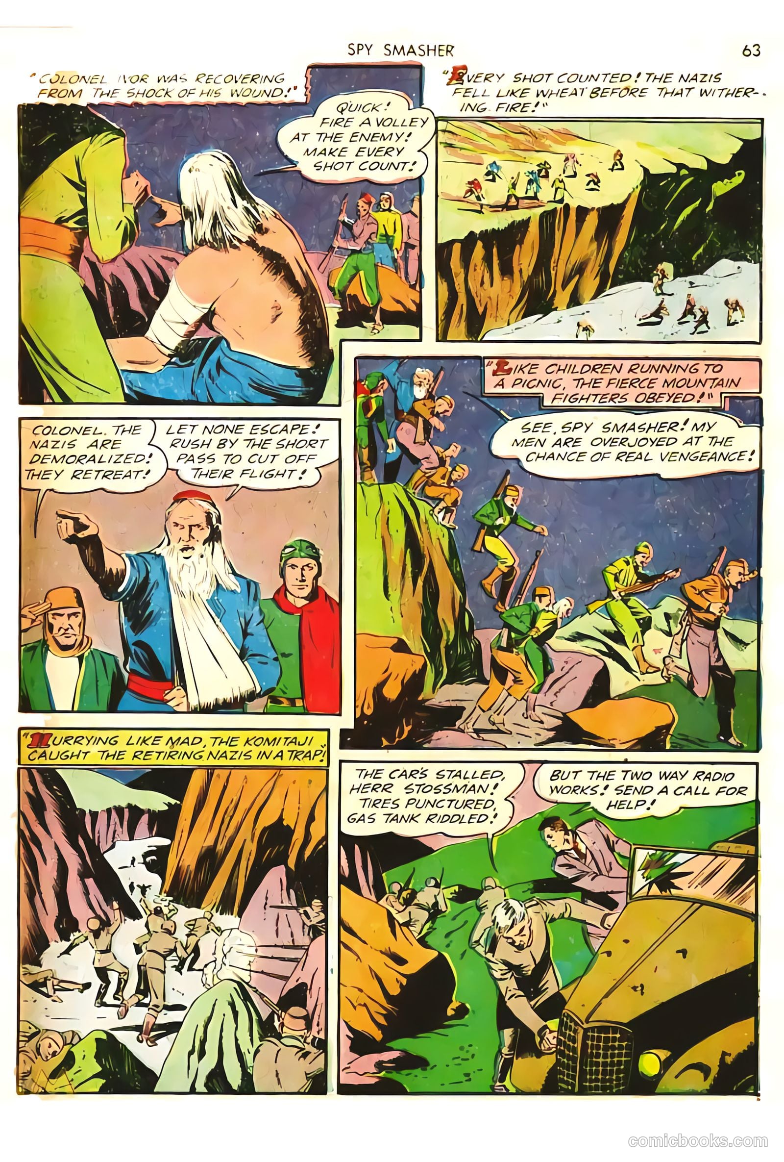 Spy Smasher #7 (1942) — page 63 of 69