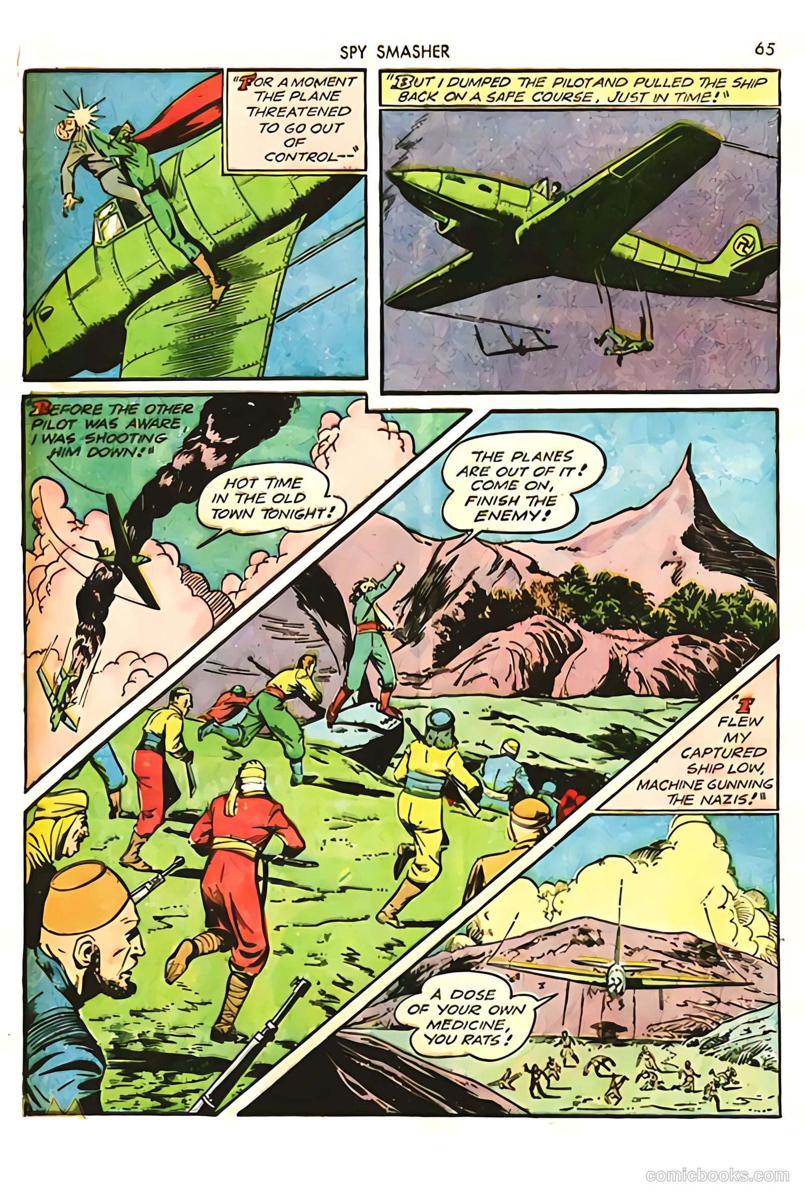 Spy Smasher #7 (1942) — page 65 of 69