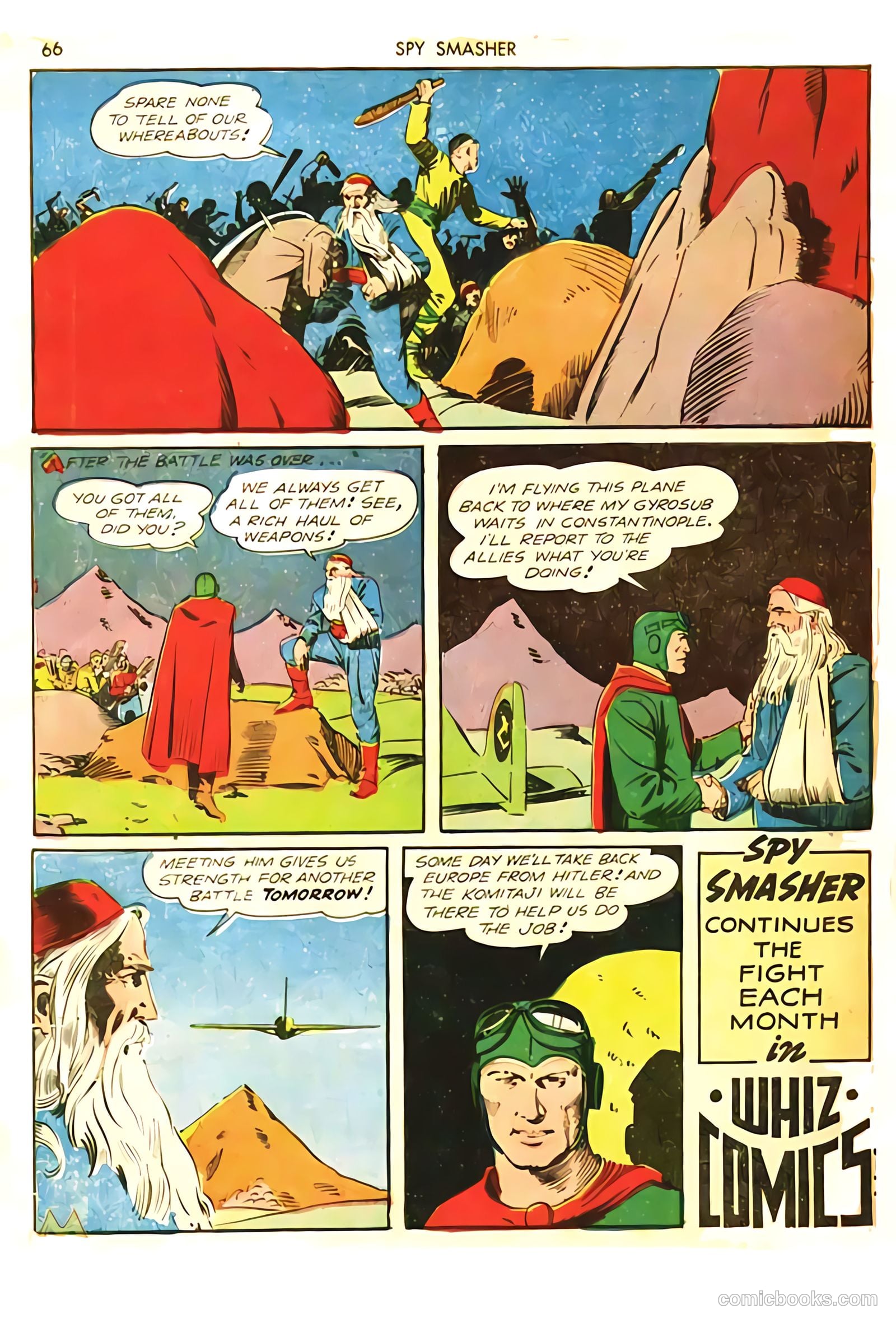 Spy Smasher #7 (1942) — page 66 of 69