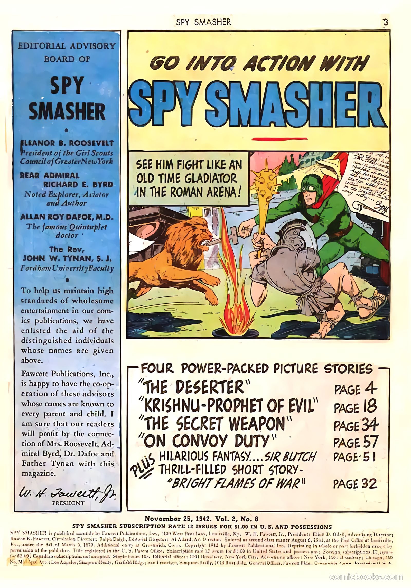 Spy Smasher #8 (1942) — page 3 of 69