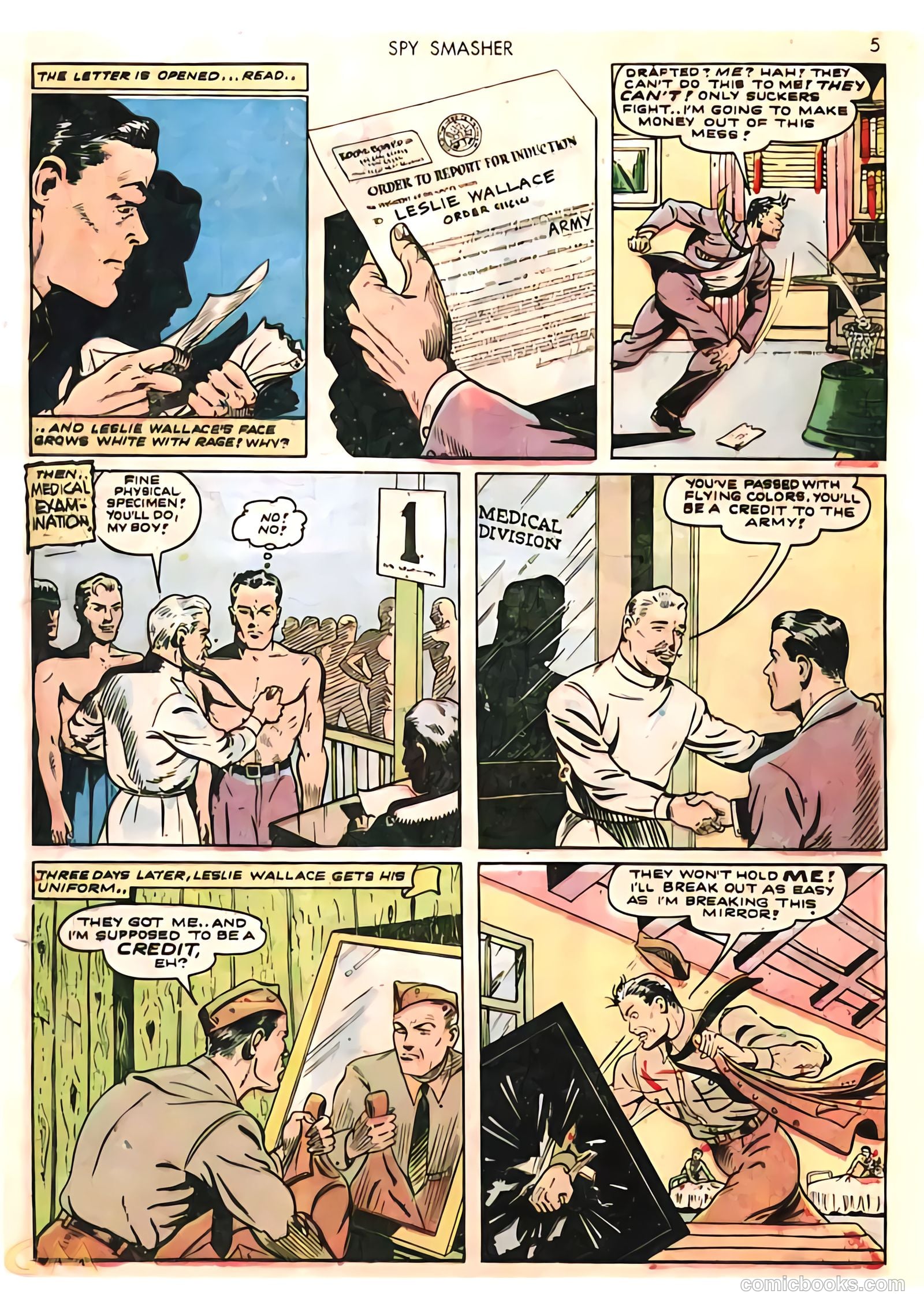Spy Smasher #8 (1942) — page 5 of 69