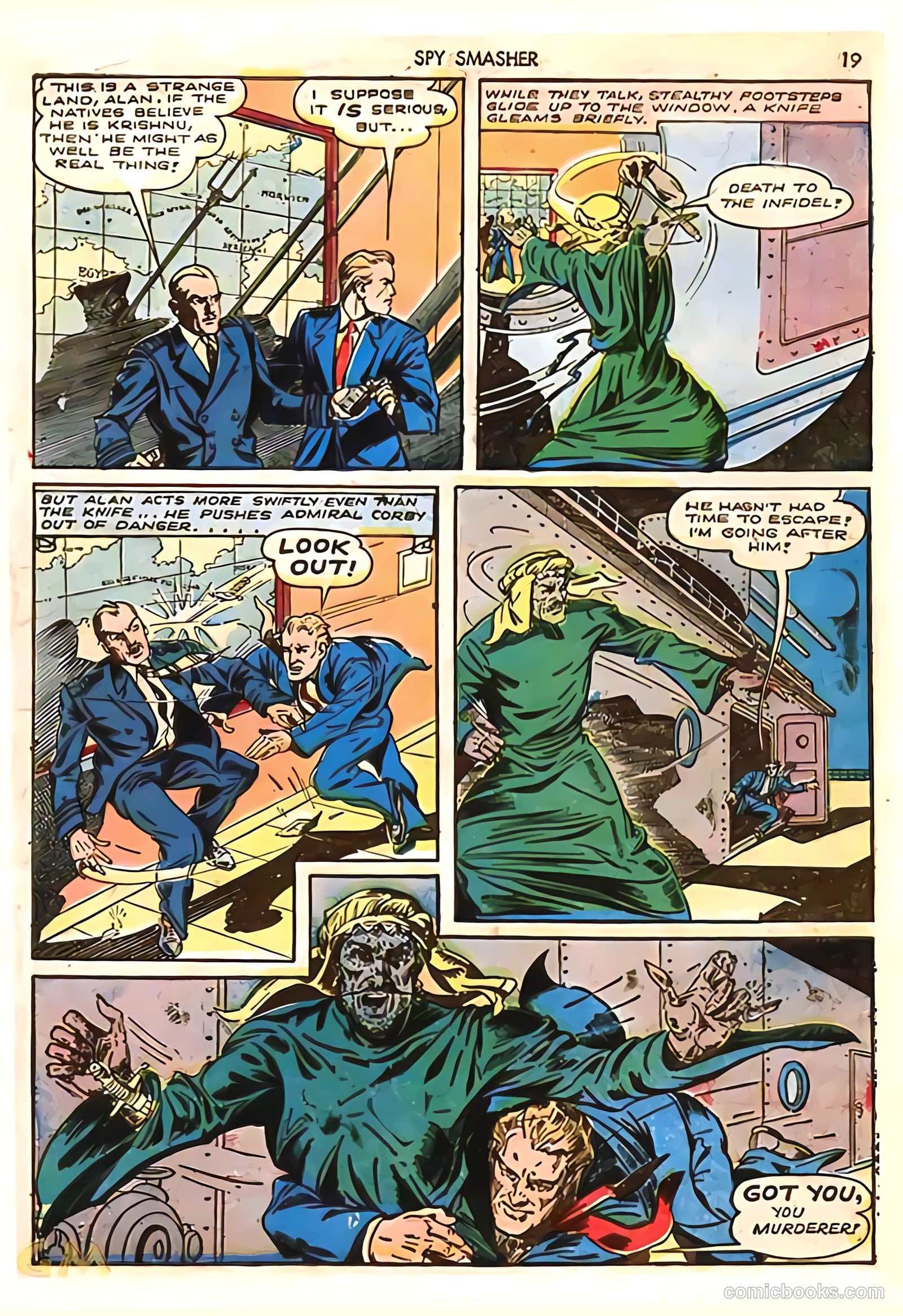 Spy Smasher #8 (1942) — page 19 of 69