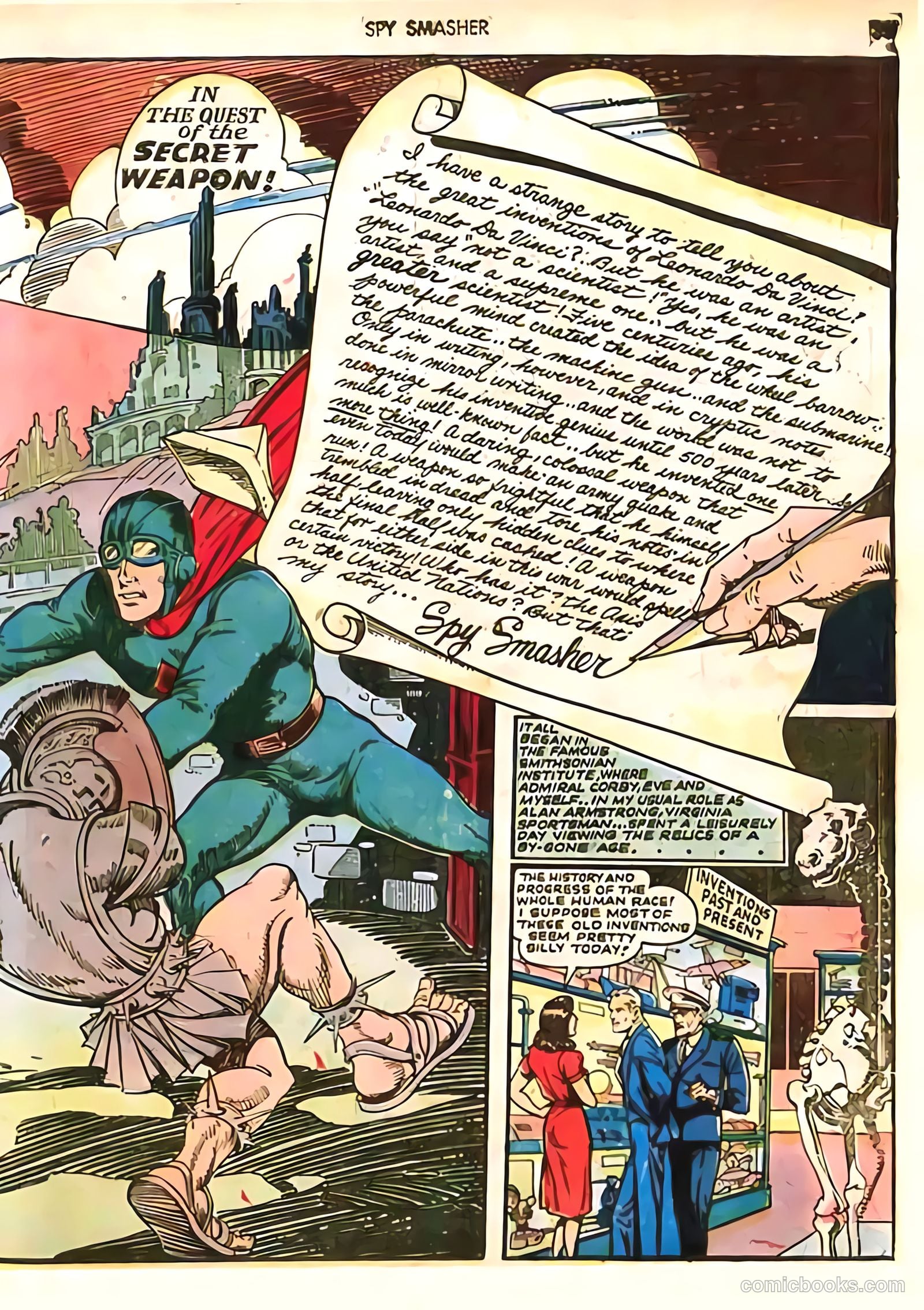 Spy Smasher #8 (1942) — page 35 of 69