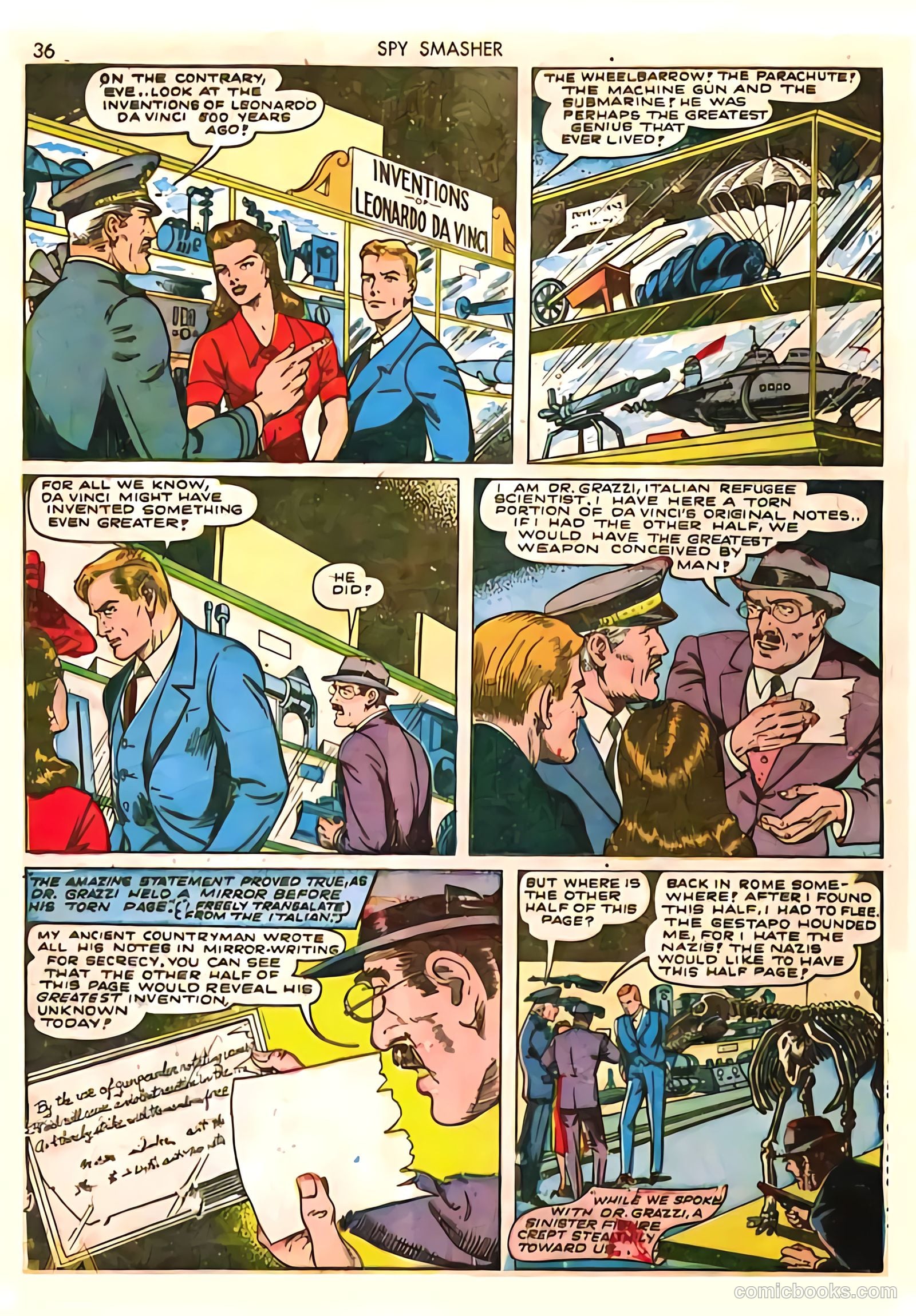 Spy Smasher #8 (1942) — page 36 of 69