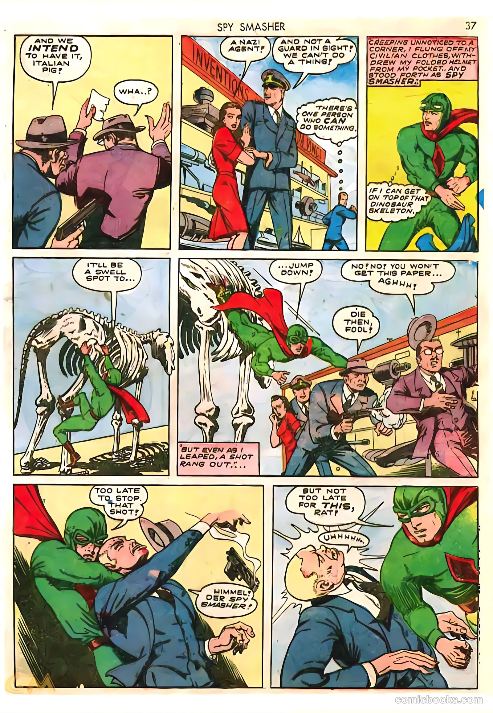 Spy Smasher #8 (1942) — page 37 of 69