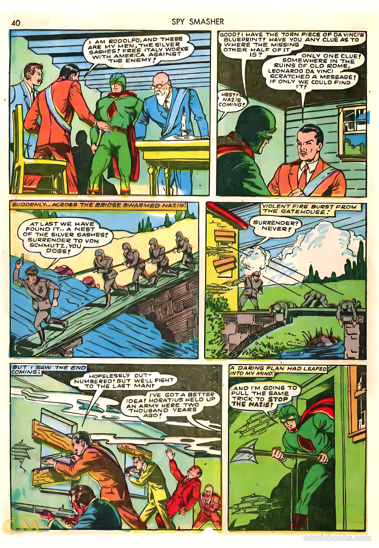 Spy Smasher #8 (1942) — page 40 of 69