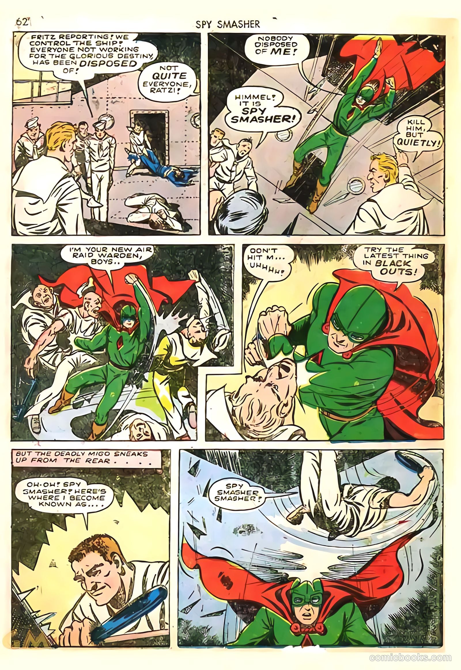 Spy Smasher #8 (1942) — page 62 of 69