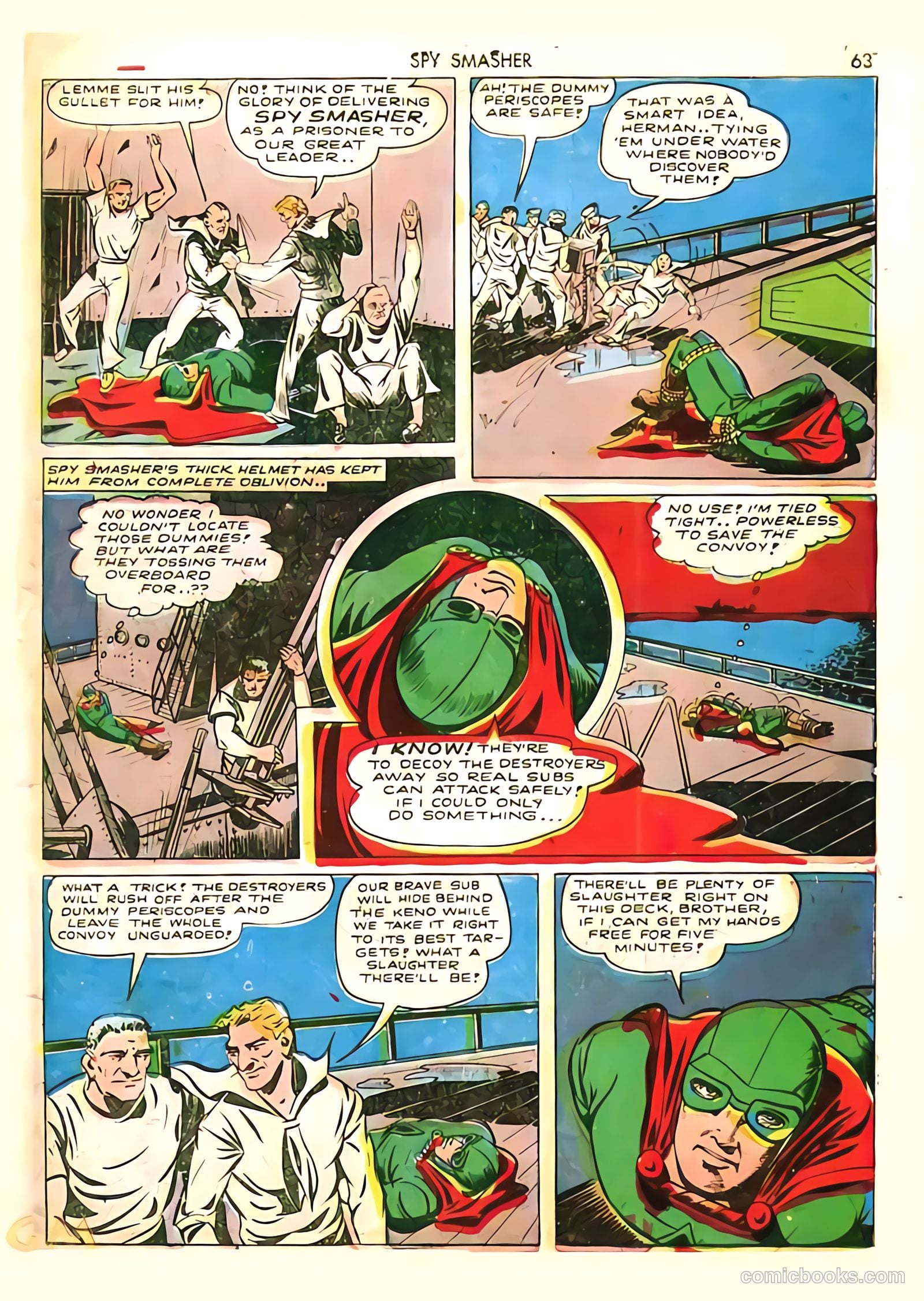 Spy Smasher #8 (1942) — page 63 of 69