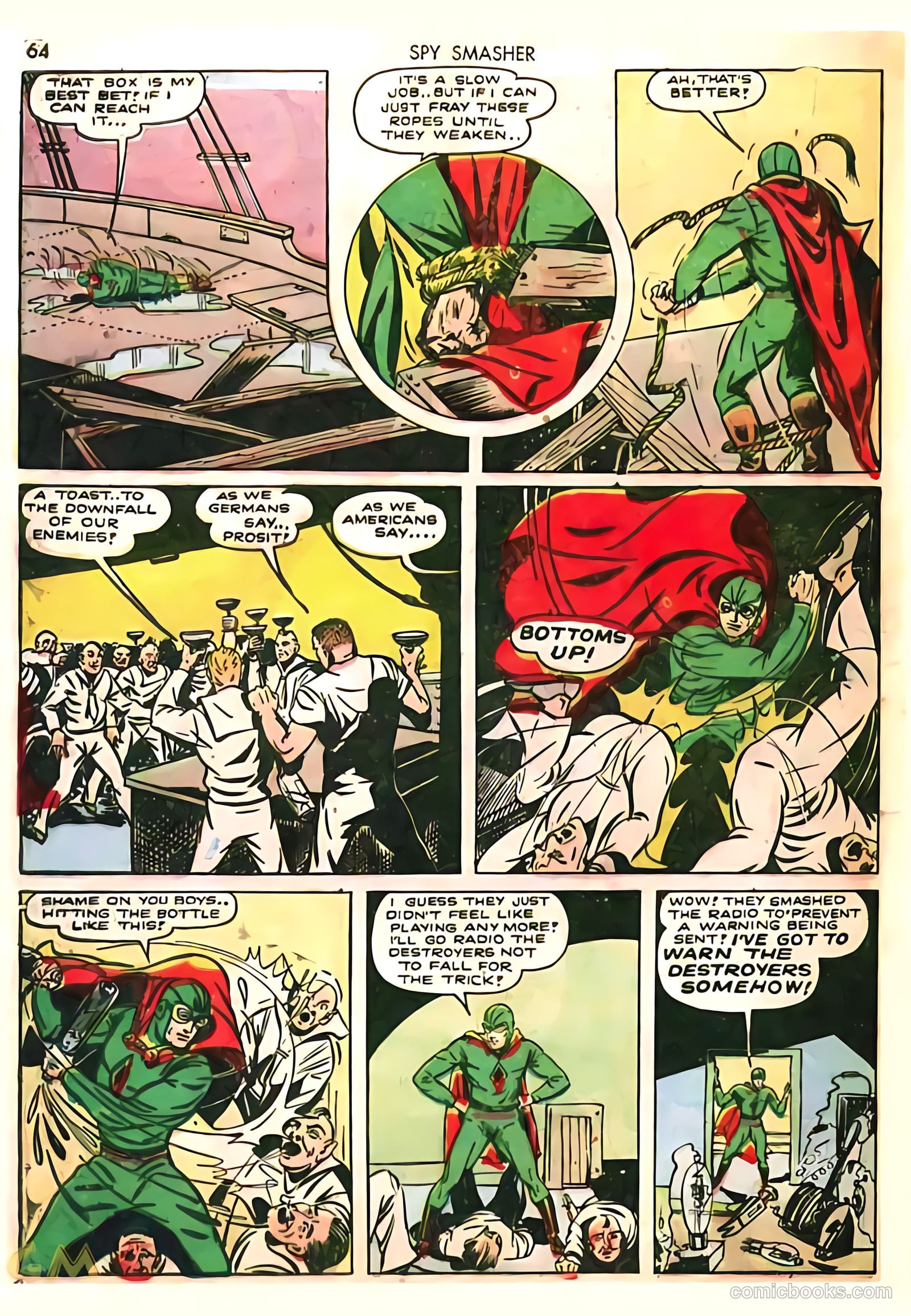 Spy Smasher #8 (1942) — page 64 of 69