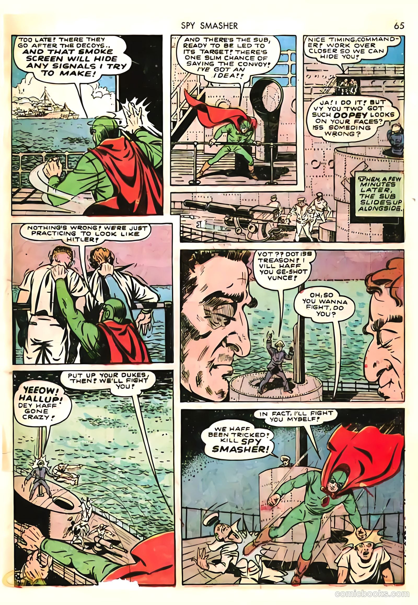 Spy Smasher #8 (1942) — page 65 of 69