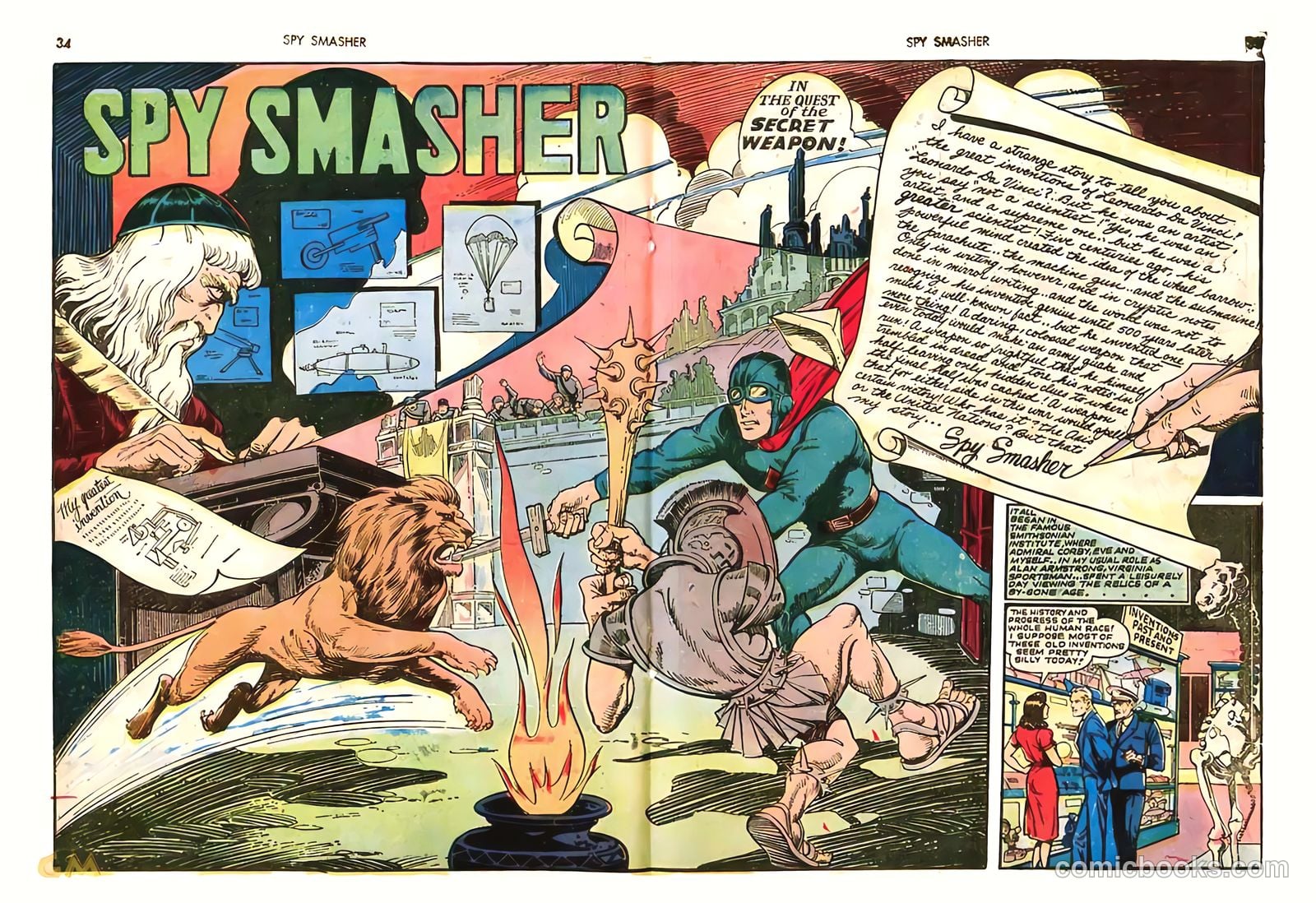 Spy Smasher #8 (1942) — page 69 of 69