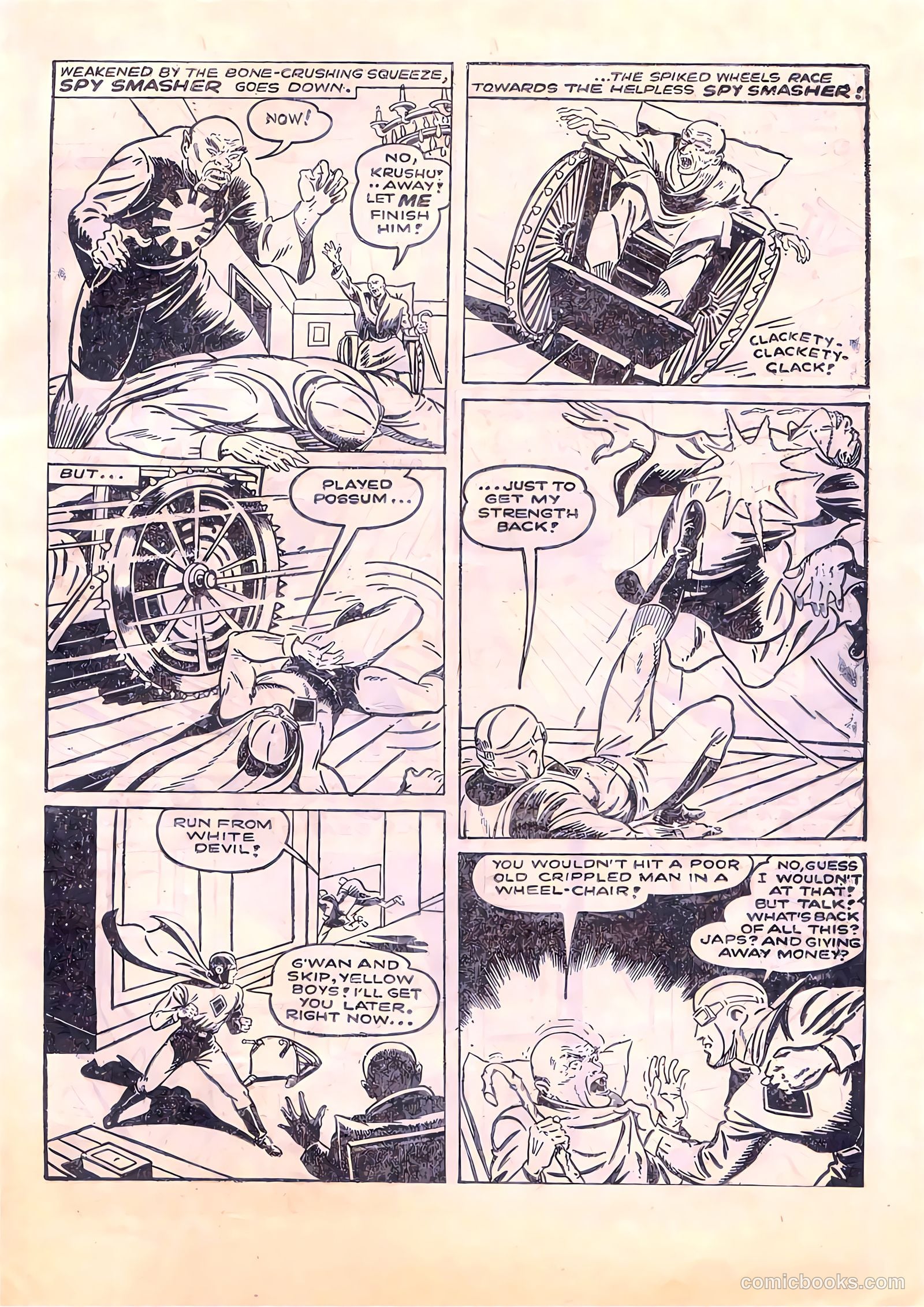 Spy Smasher #9 (1942) — page 21 of 21