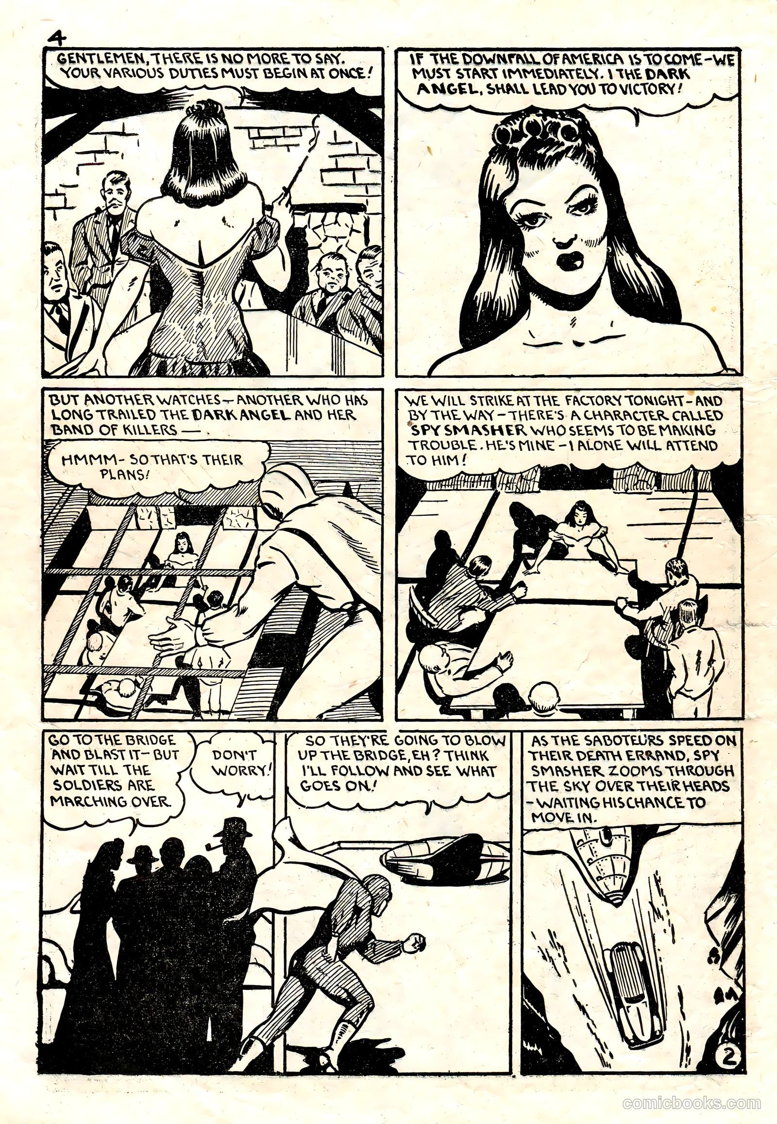 Spy Smasher Comics #1 (1942) — page 3 of 58