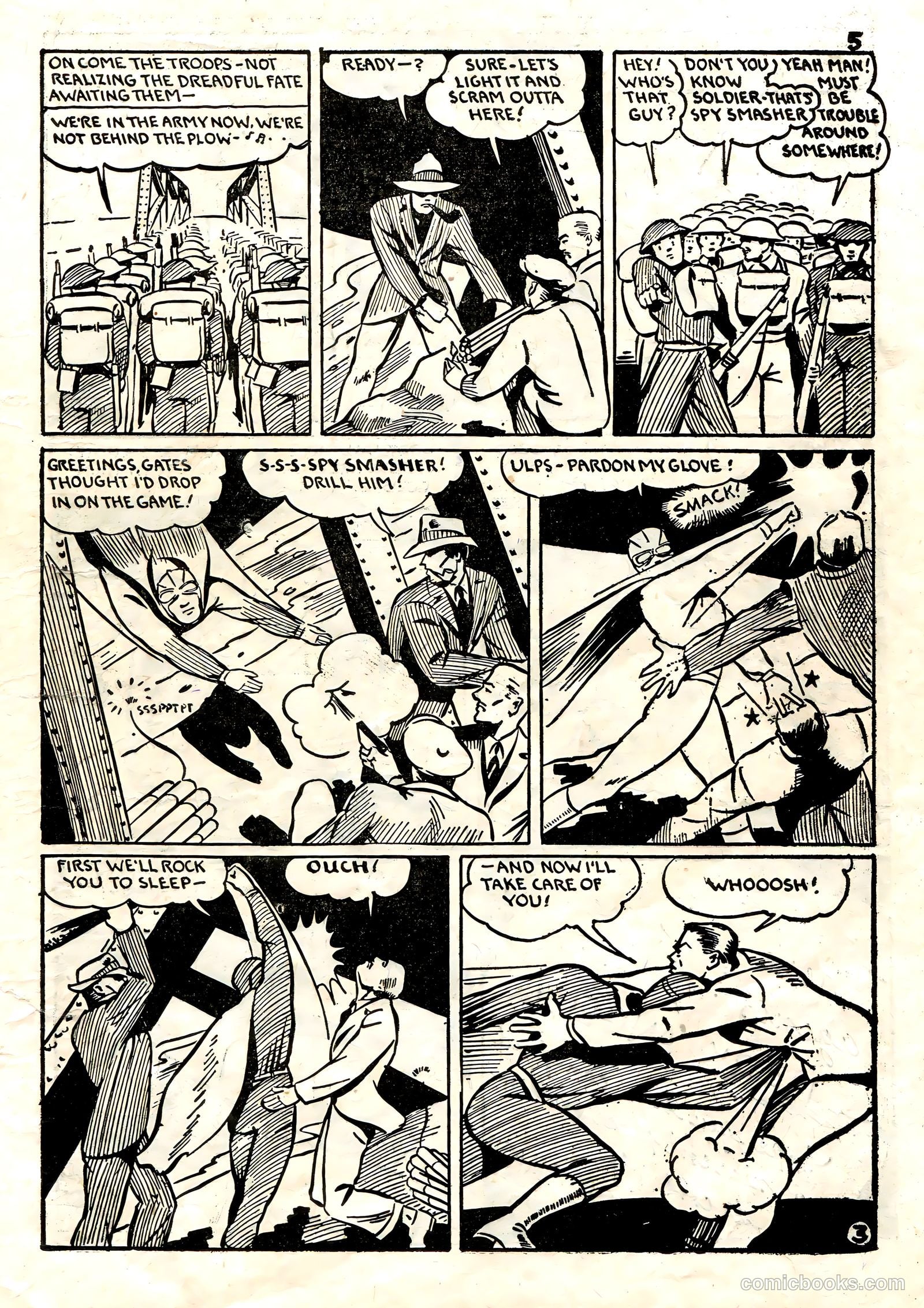 Spy Smasher Comics #1 (1942) — page 4 of 58